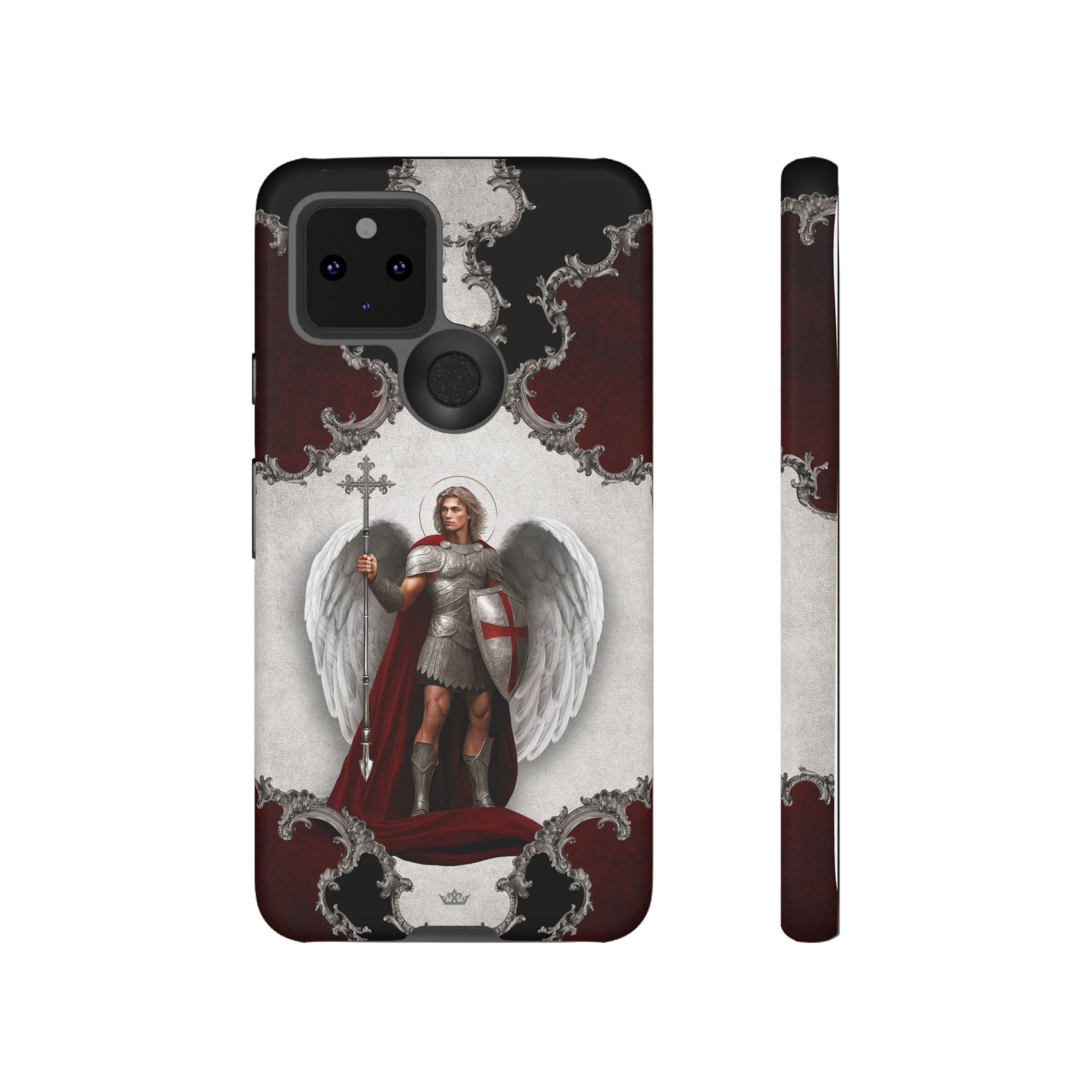 St. Michael the Archangel Victorious Hard Phone Case (Baroque)