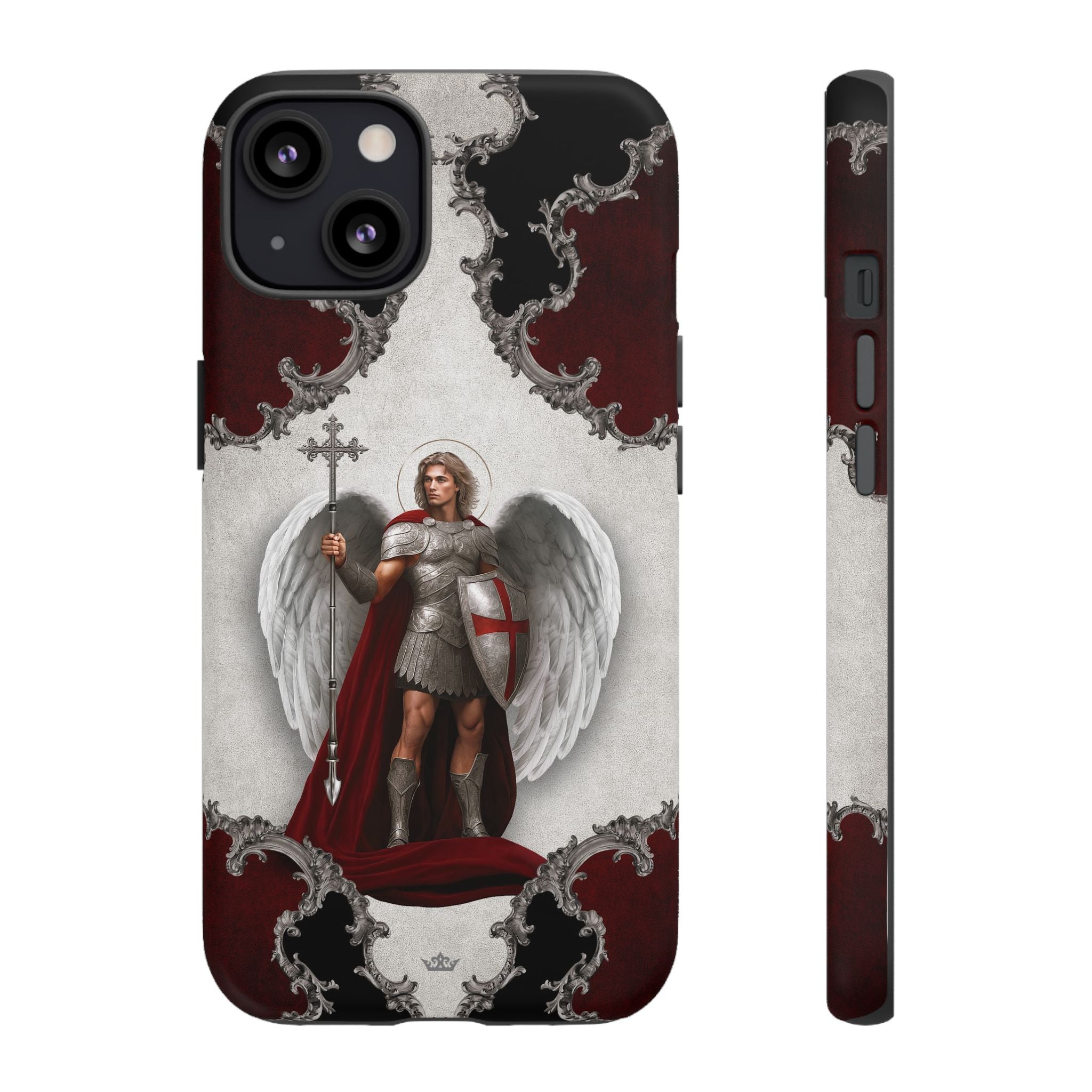 St. Michael the Archangel Victorious Hard Phone Case (Baroque)