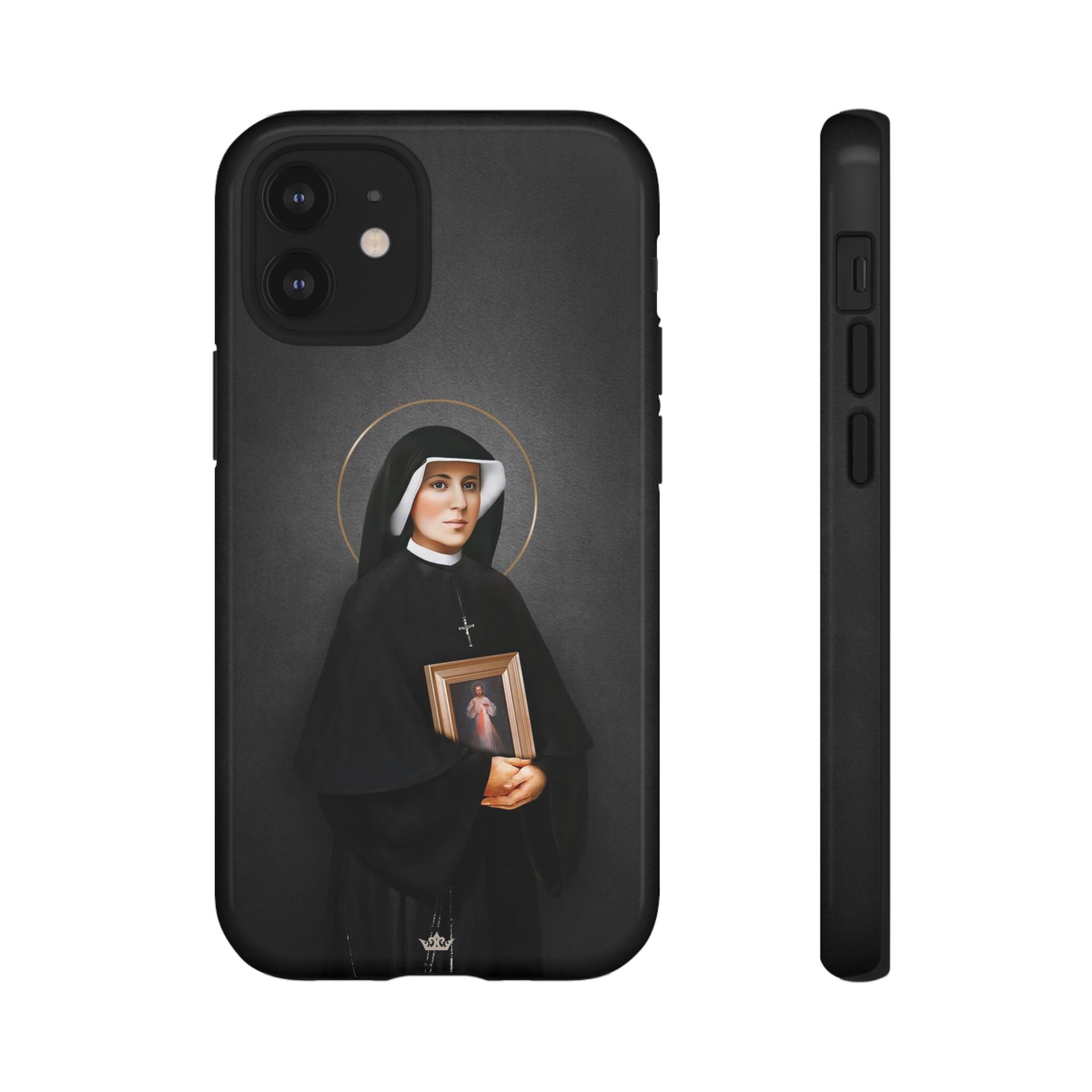 St. Faustina Hard Phone Case (Dark)