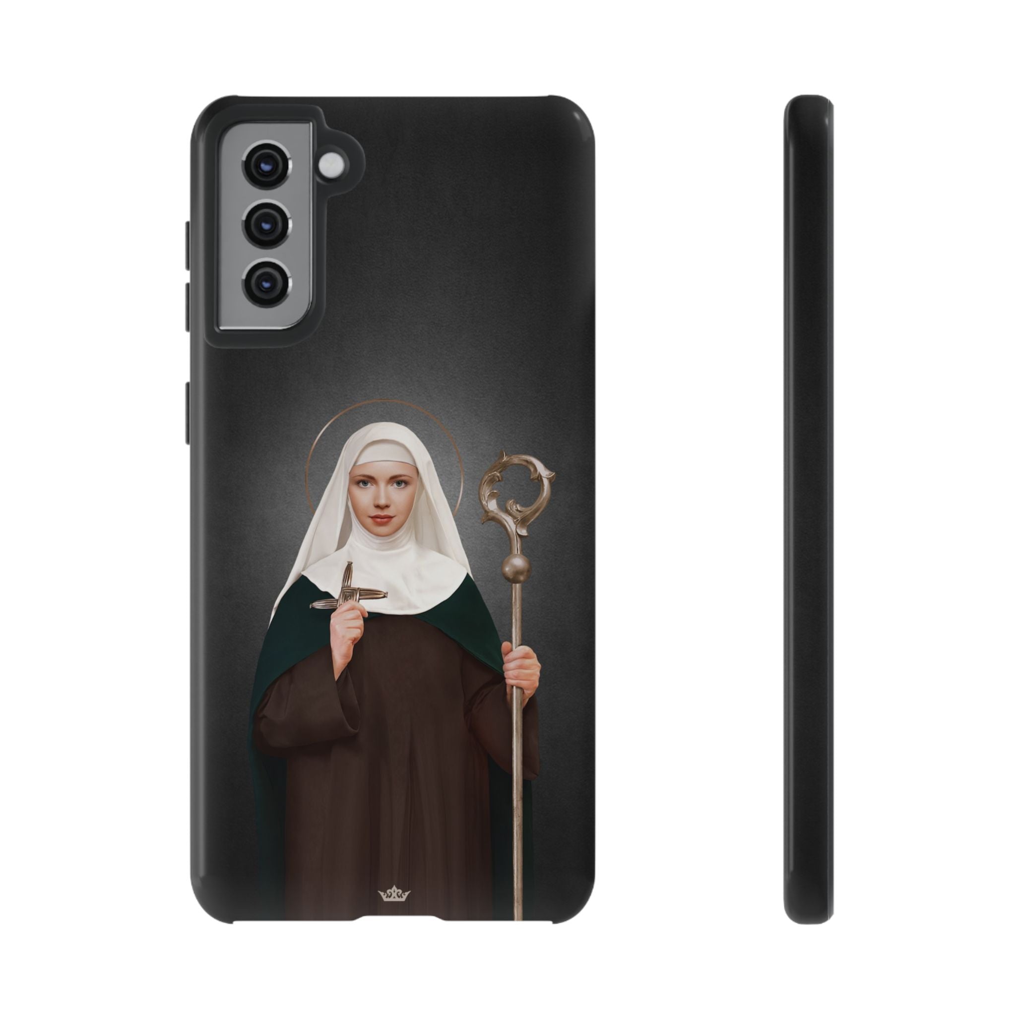 St. Brigid of Ireland Hard Phone Case (Dark)