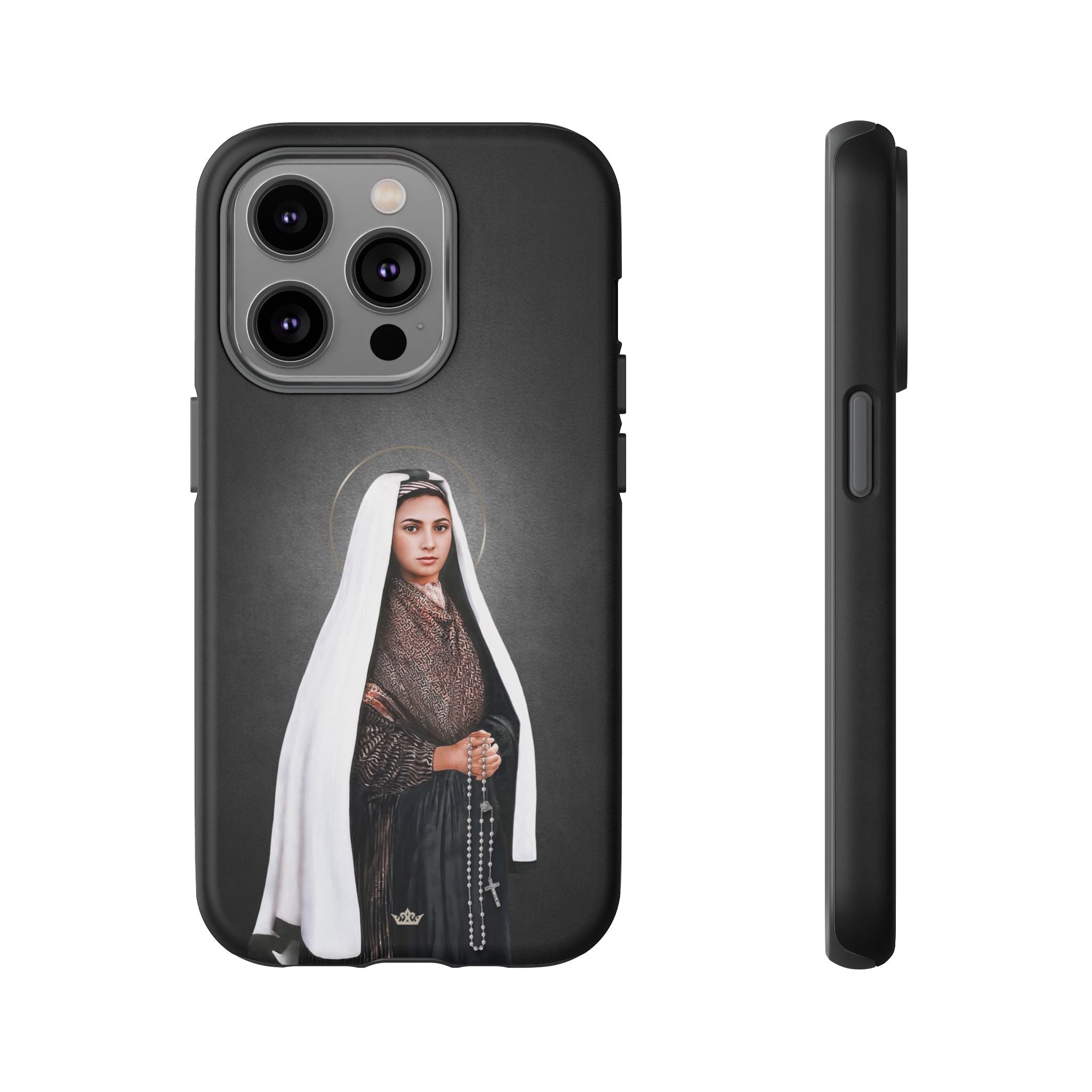 St. Bernadette Hard Phone Case (Dark)