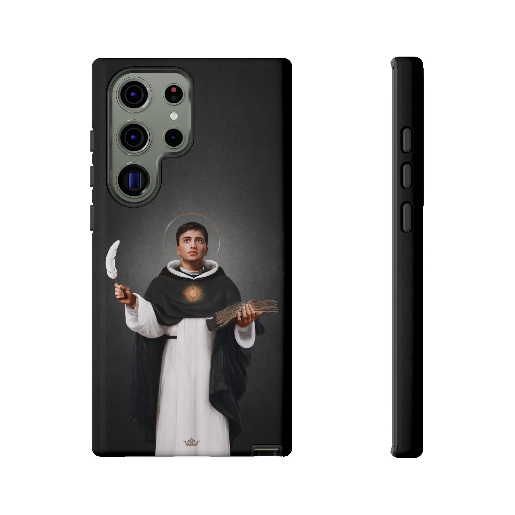 St. Thomas Aquinas Hard Phone Case (Dark)