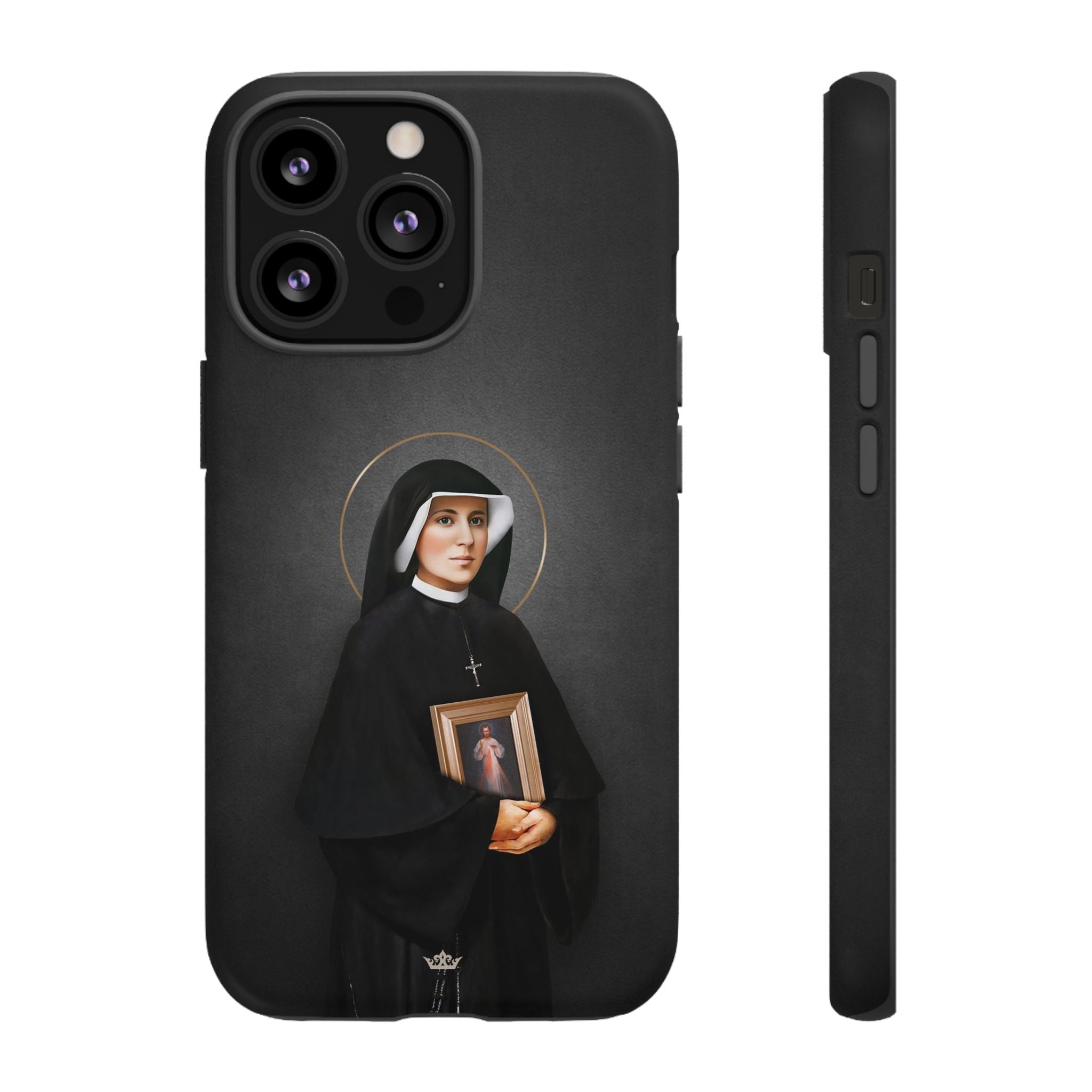 St. Faustina Hard Phone Case (Dark)