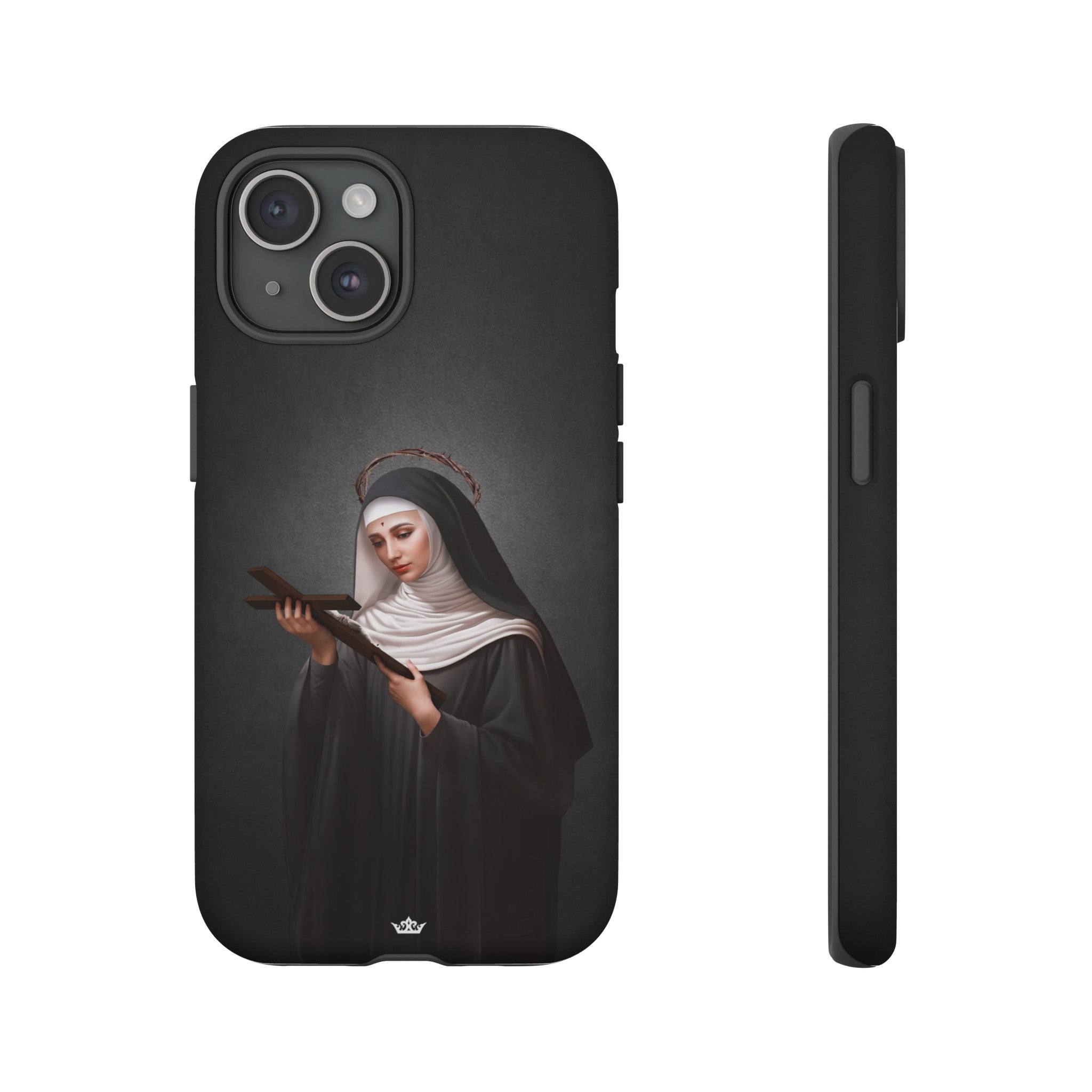 St. Rita of Cascia Hard Phone Case (Dark)