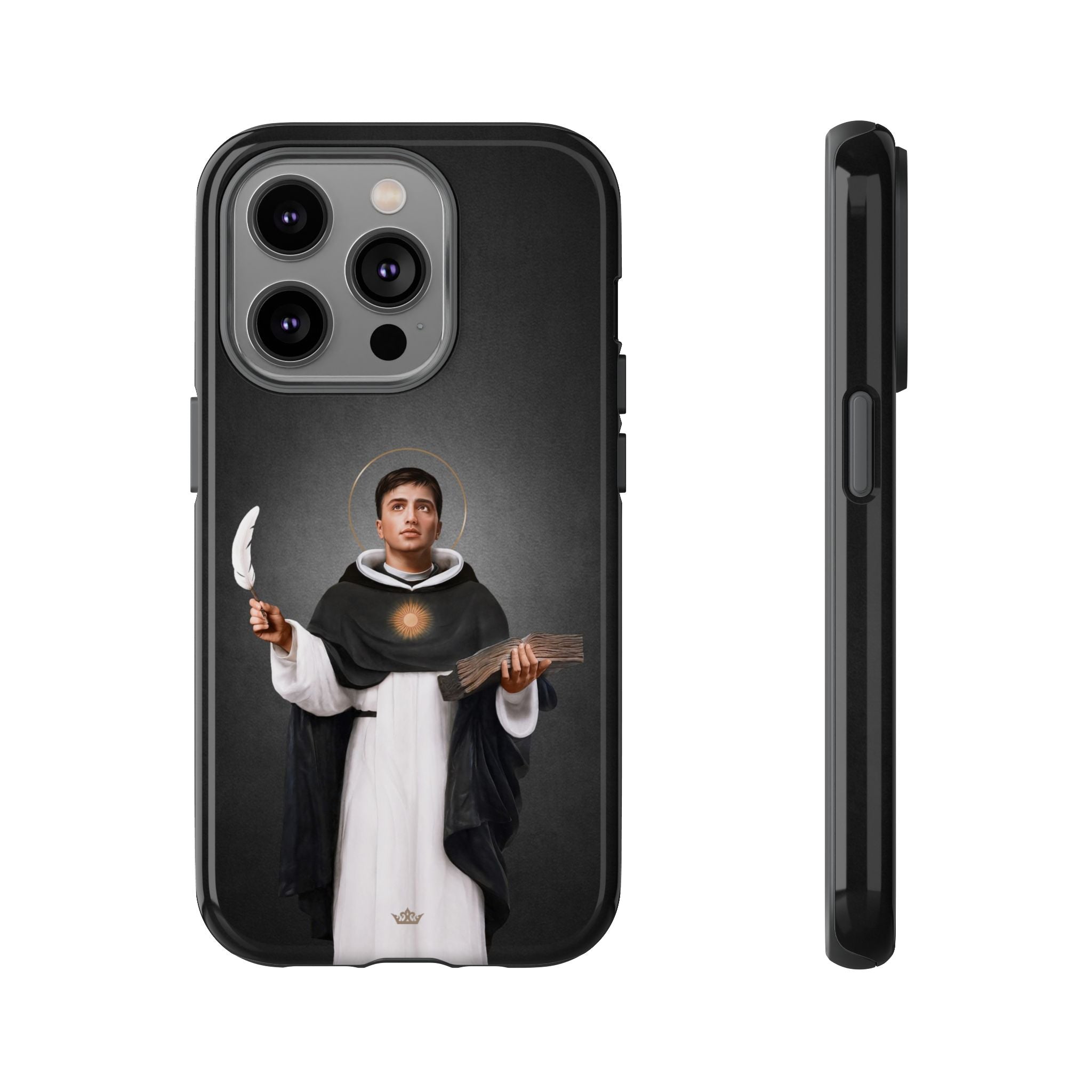 St. Thomas Aquinas Hard Phone Case (Dark)