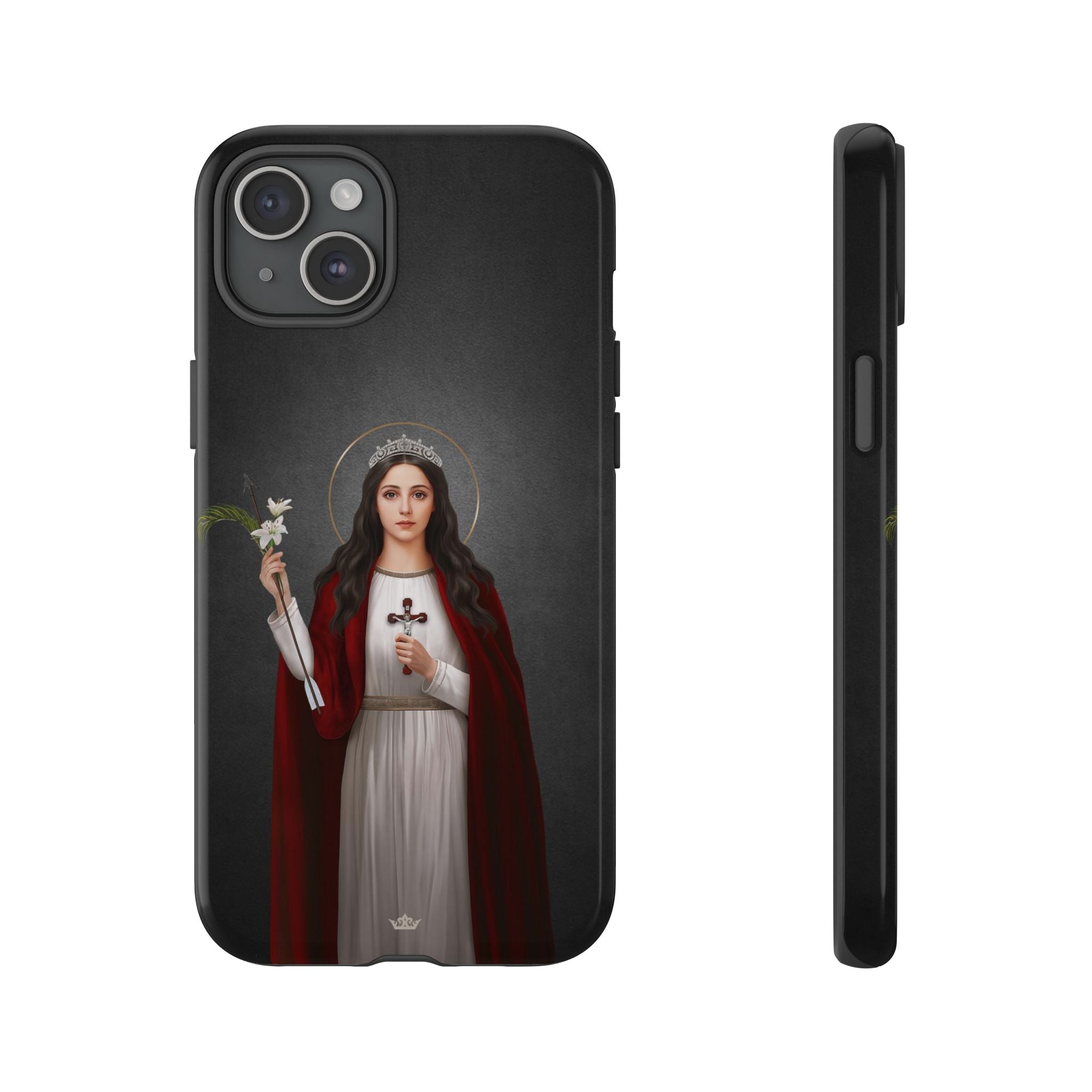 St. Philomena Hard Phone Case (Dark)