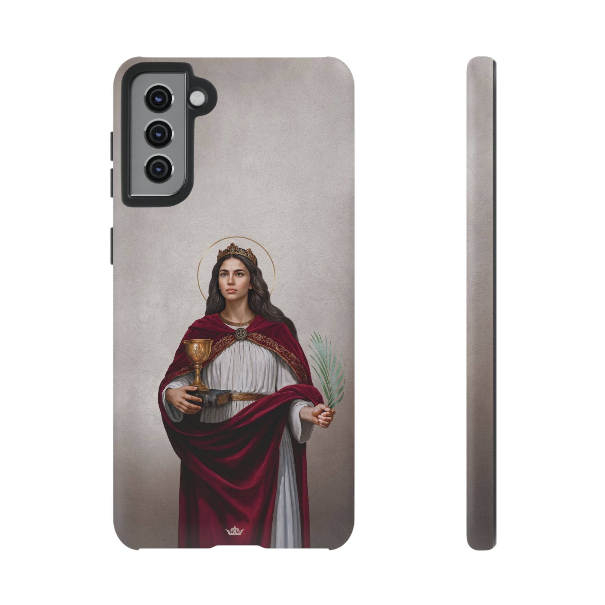 St. Barbara Hard Phone Case (Light)