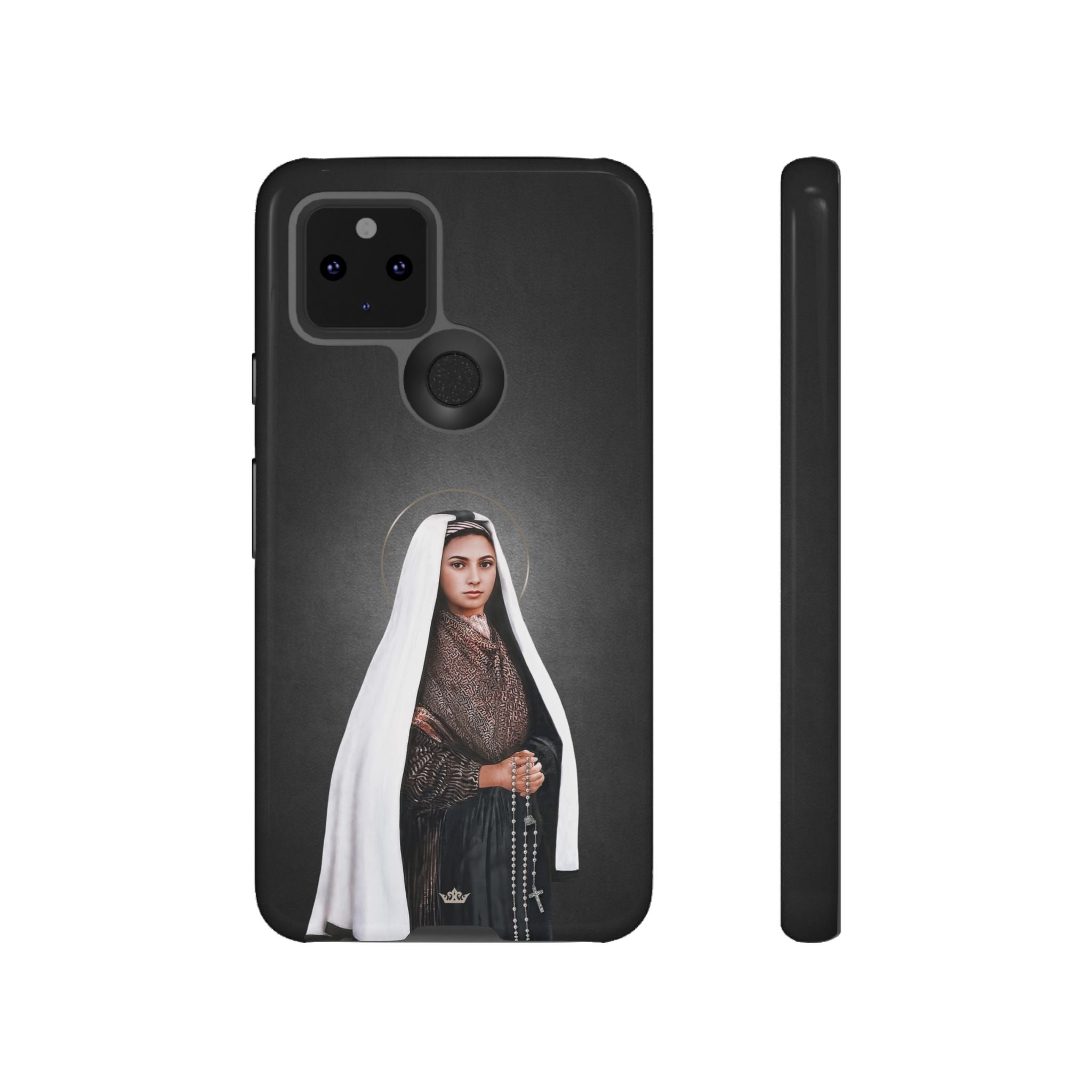 St. Bernadette Hard Phone Case (Dark)