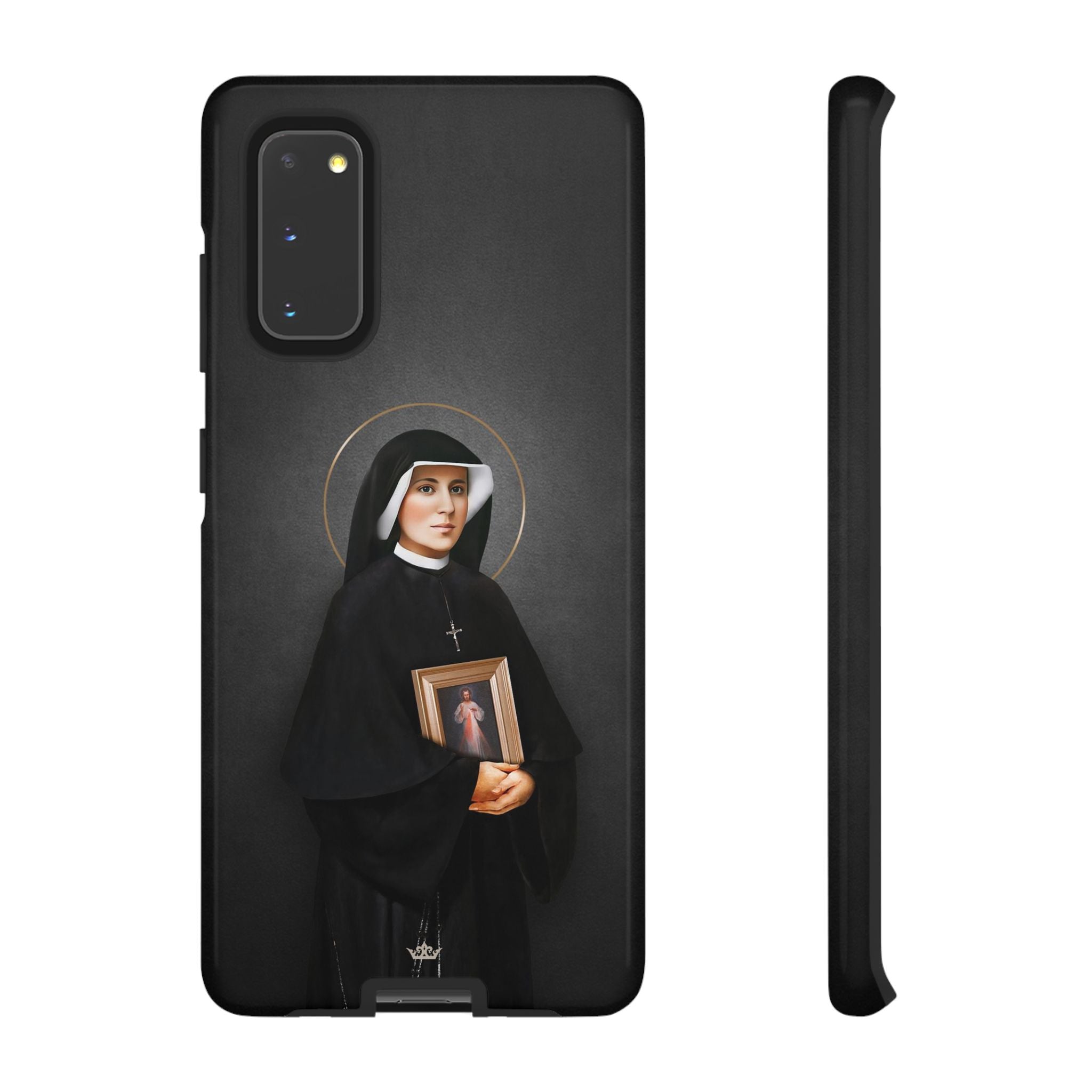 St. Faustina Hard Phone Case (Dark)