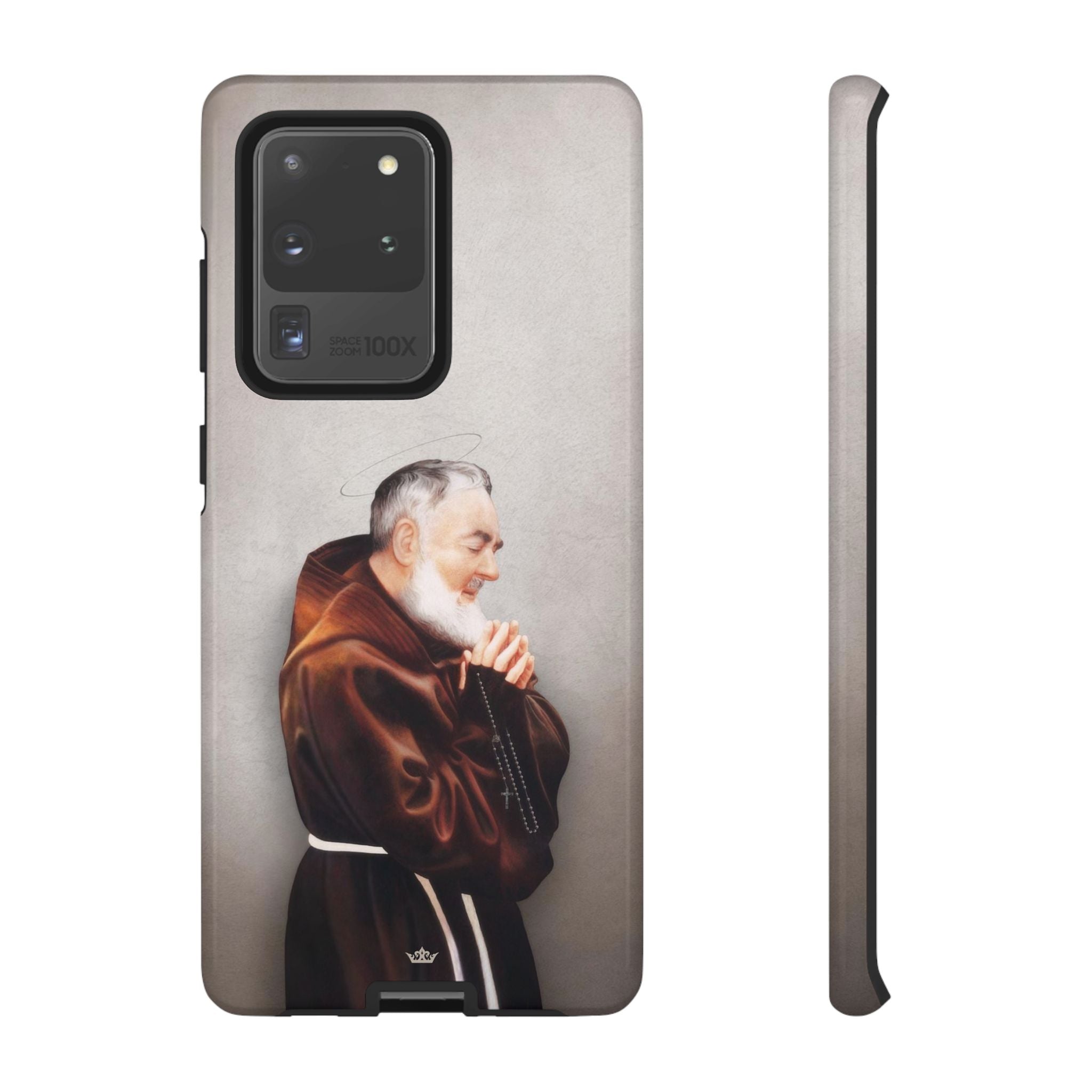 St. Padre Pio Hard Phone Case (Light)