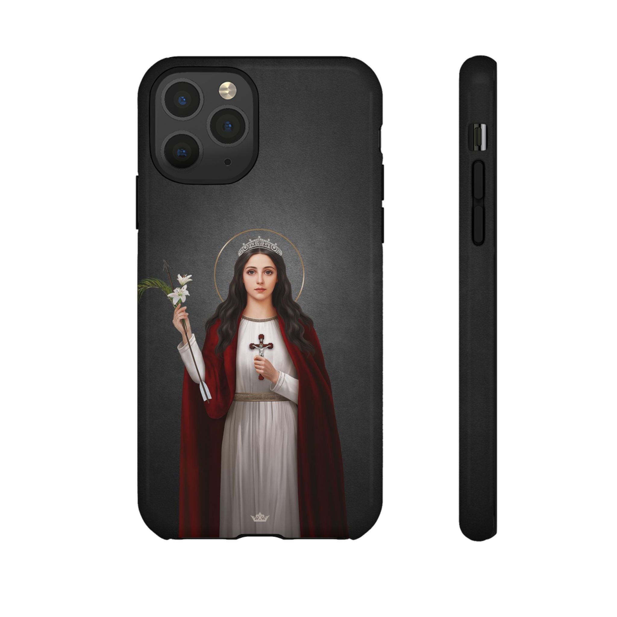 St. Philomena Hard Phone Case (Dark)