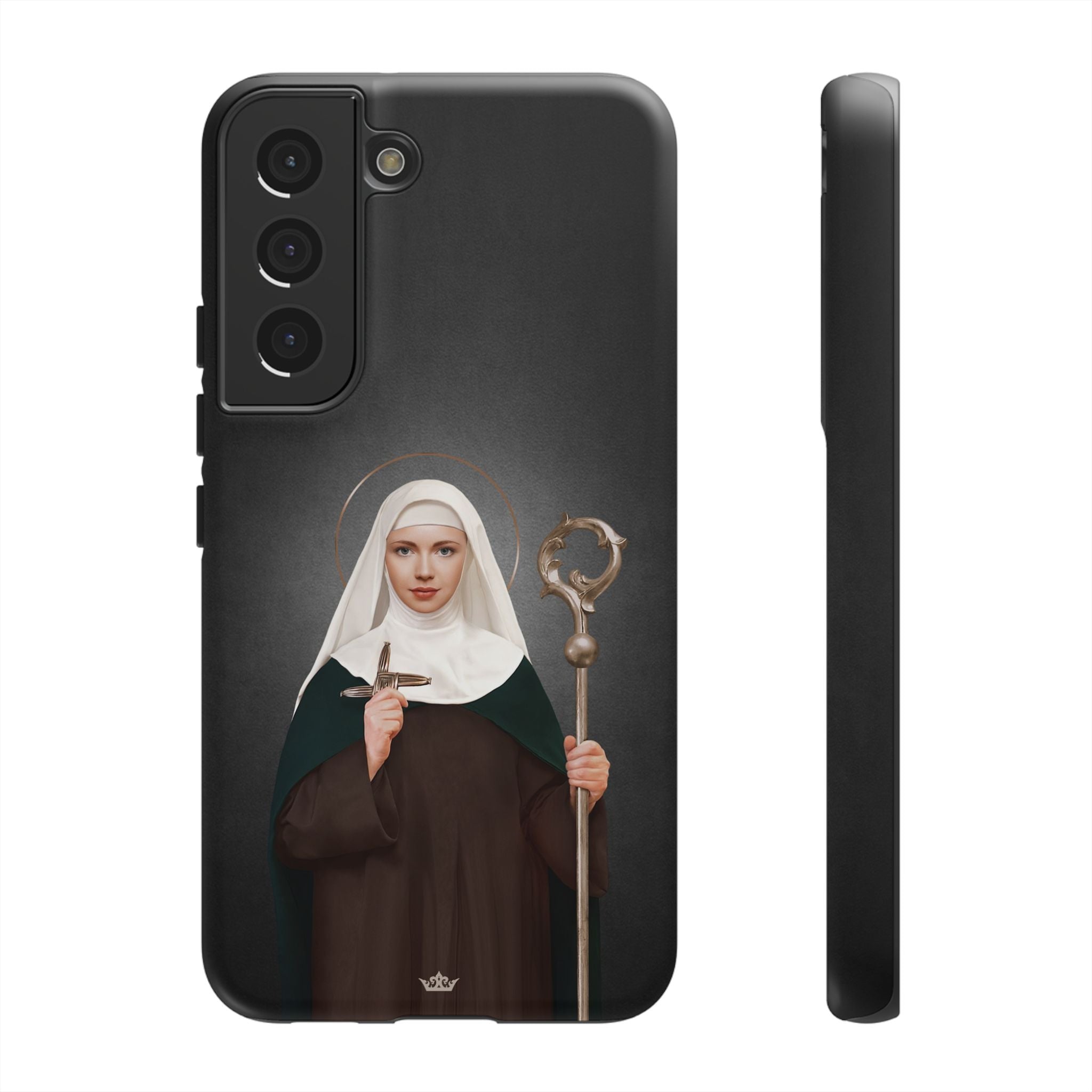 St. Brigid of Ireland Hard Phone Case (Dark)