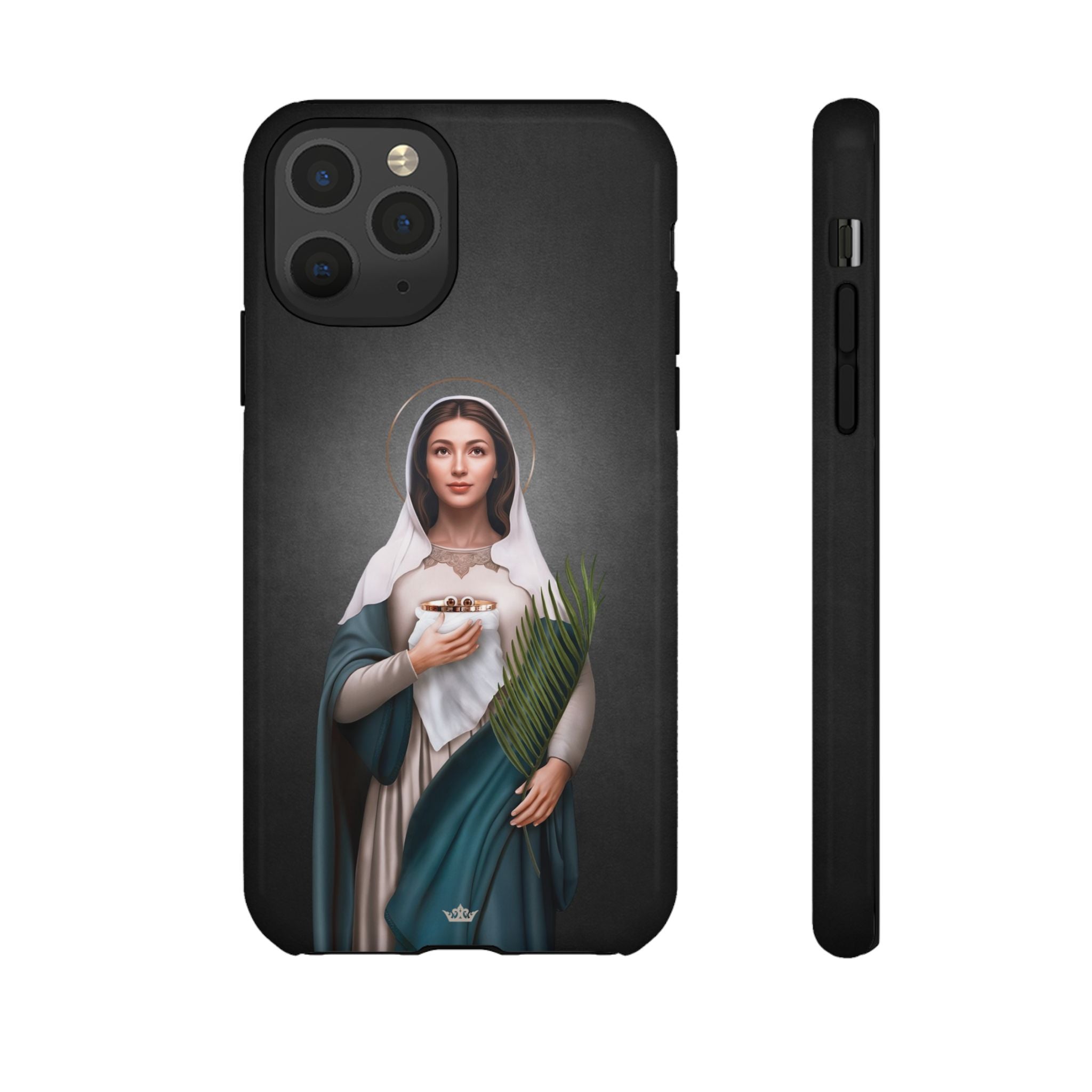 St. Lucy Hard Phone Case (Dark)