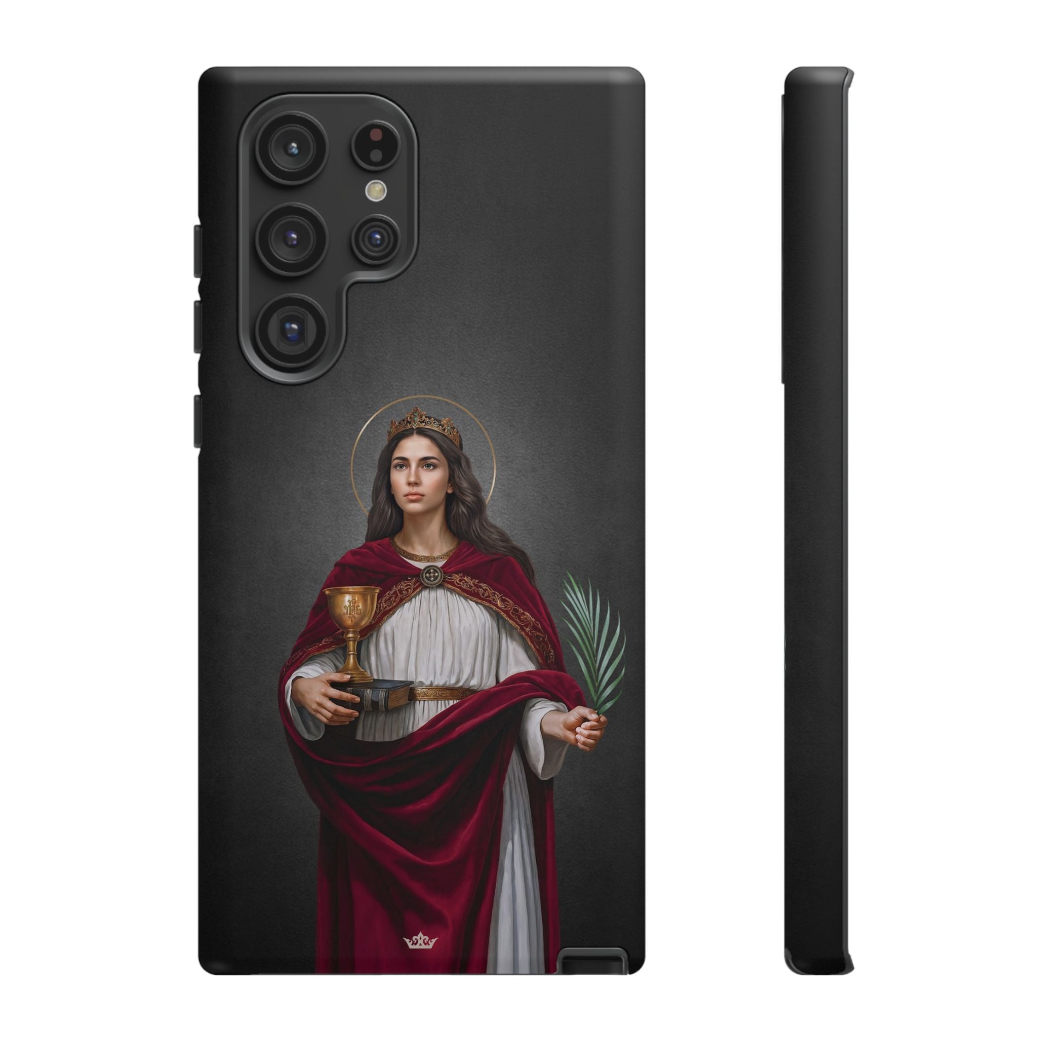 St. Barbara Hard Phone Case (Dark)