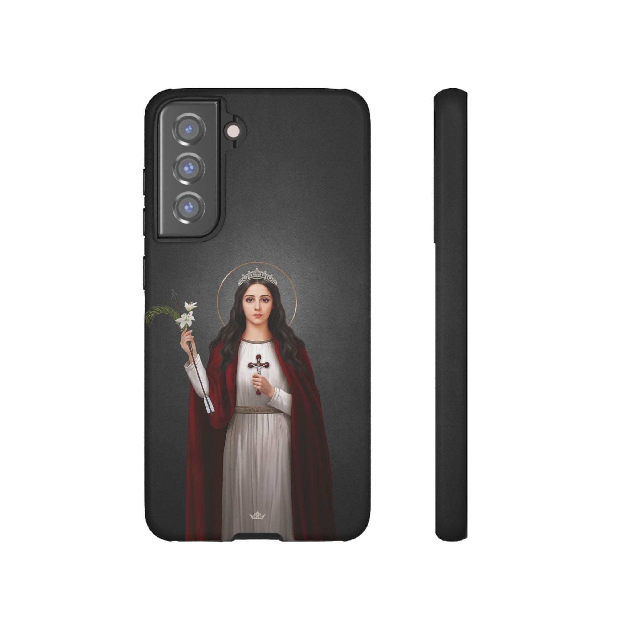 St. Philomena Hard Phone Case (Dark)