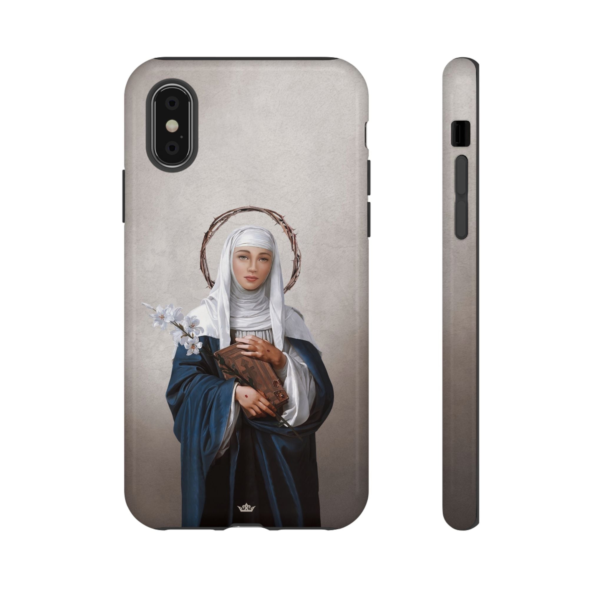 St. Catherine of Siena Hard Phone Case (Light)