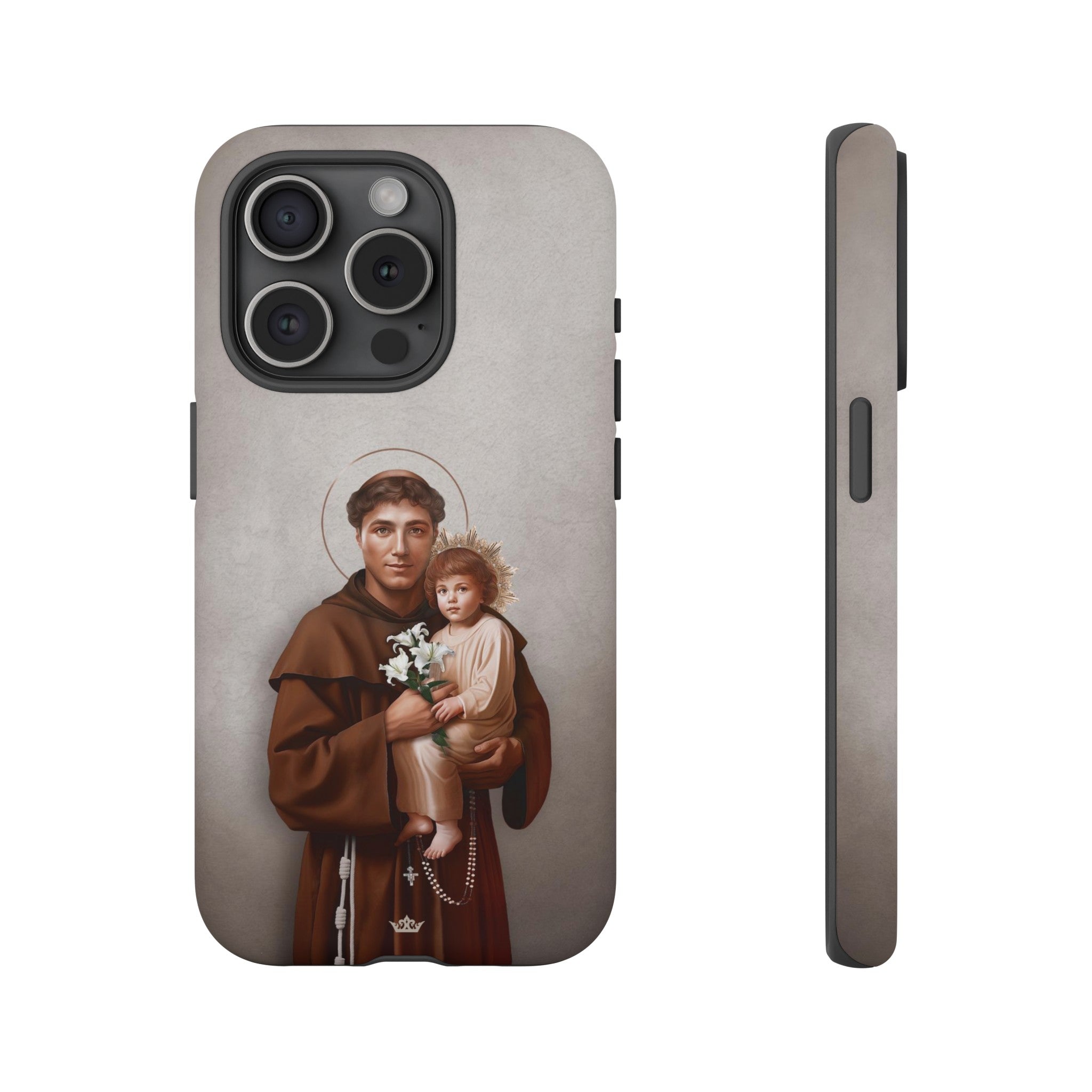 St. Anthony of Padua Hard Phone Case (Light)