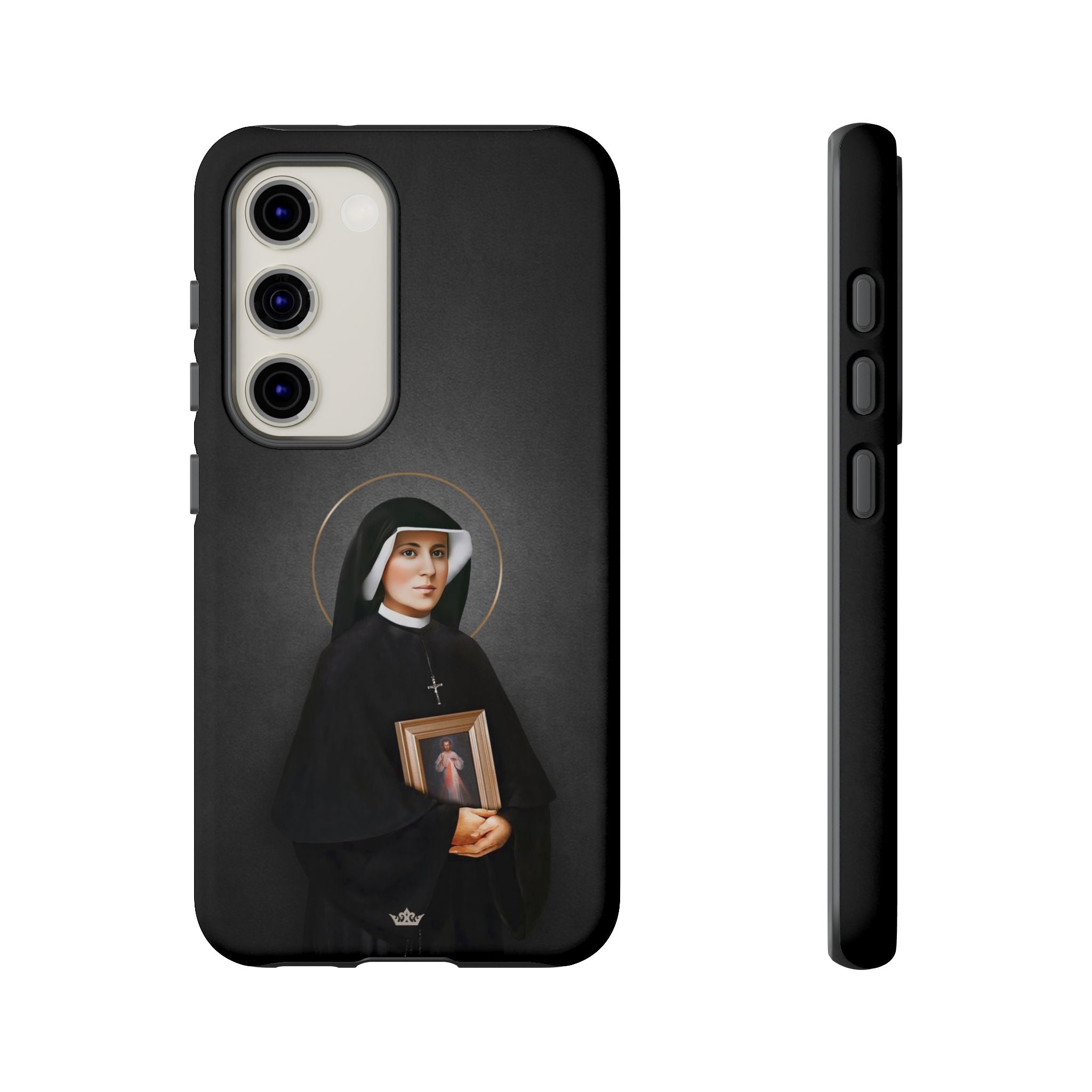 St. Faustina Hard Phone Case (Dark)