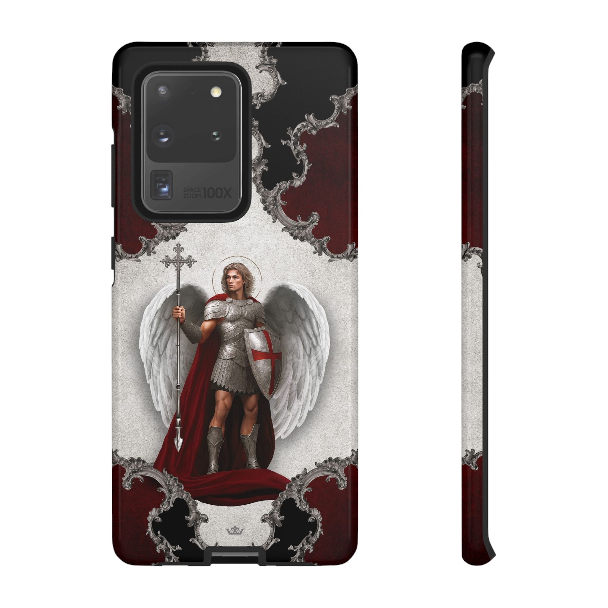 St. Michael the Archangel Victorious Hard Phone Case (Baroque)