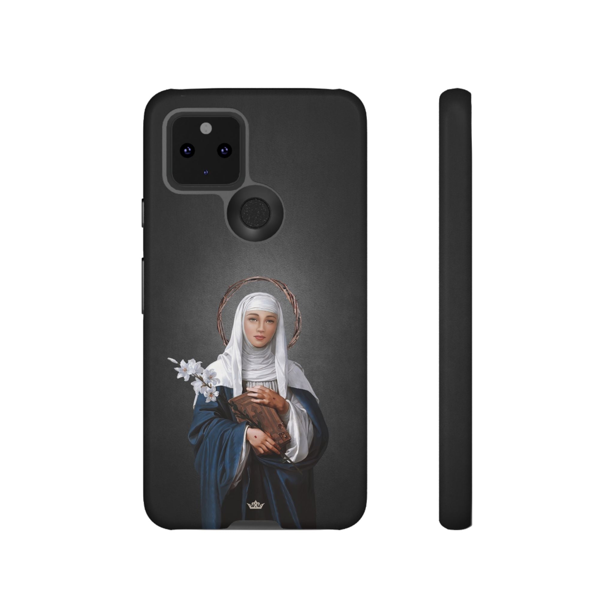 St. Catherine of Siena Hard Phone Case (Dark)