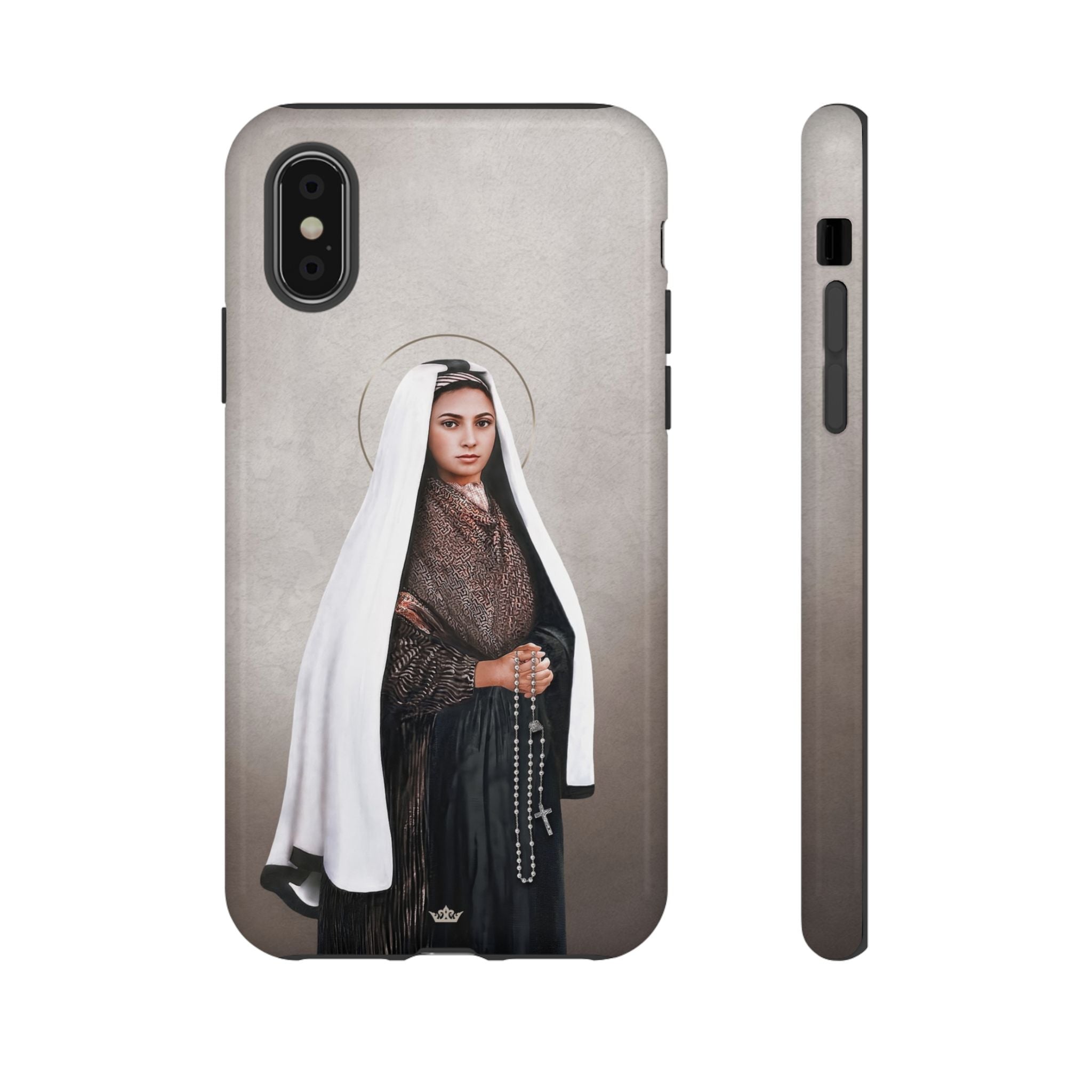 St. Bernadette Hard Phone Case (Light)