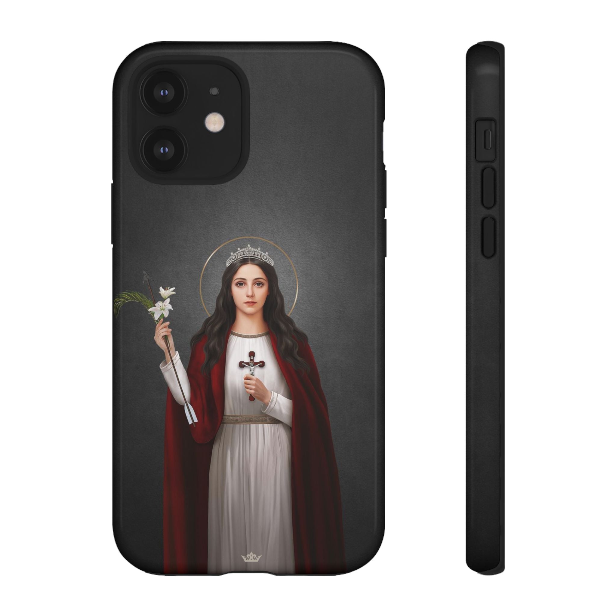 St. Philomena Hard Phone Case (Dark)