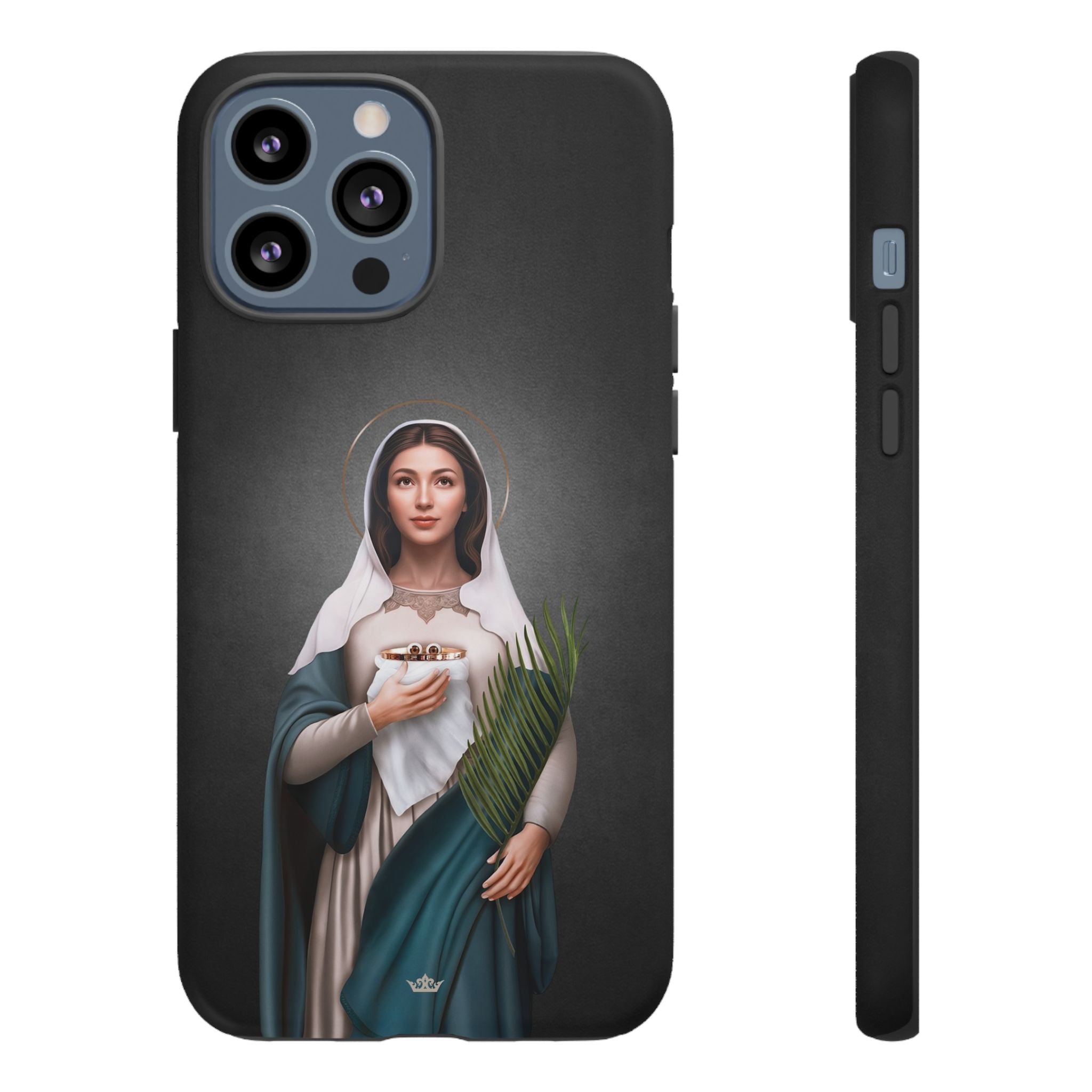 St. Lucy Hard Phone Case (Dark)