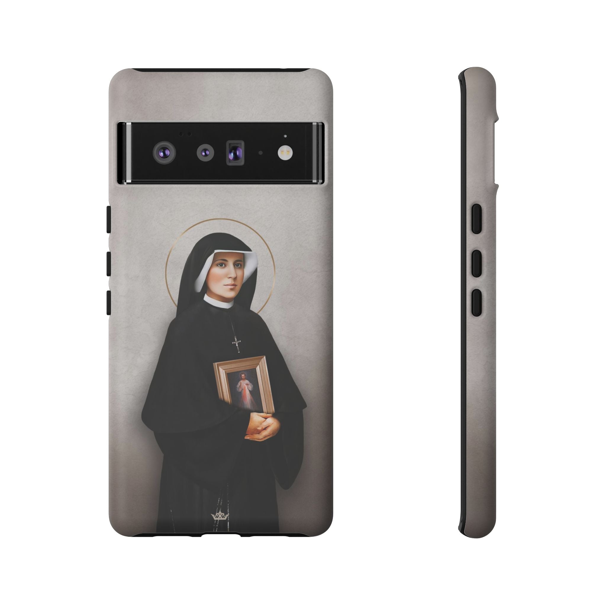 St. Faustina Hard Phone Case (Light)