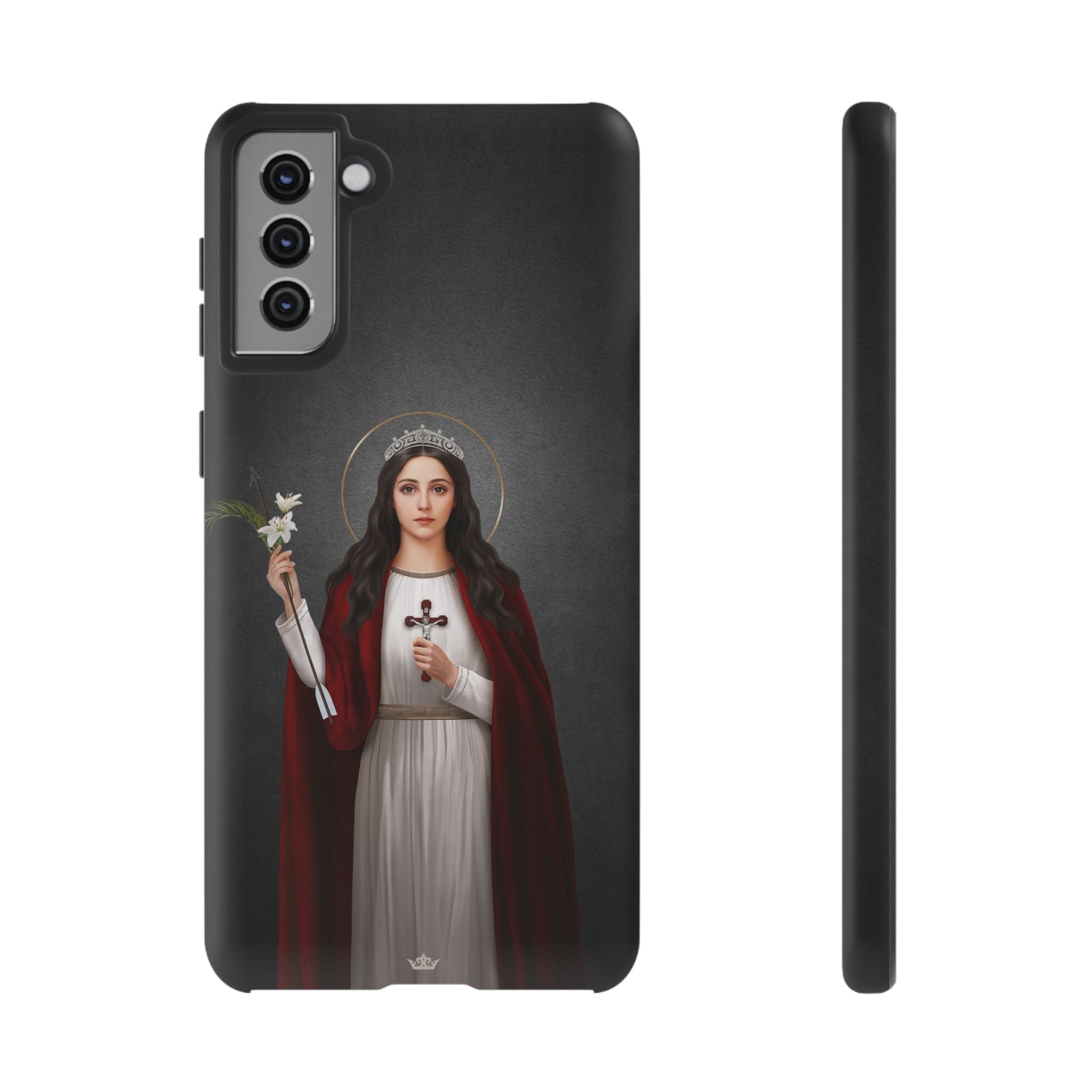 St. Philomena Hard Phone Case (Dark)