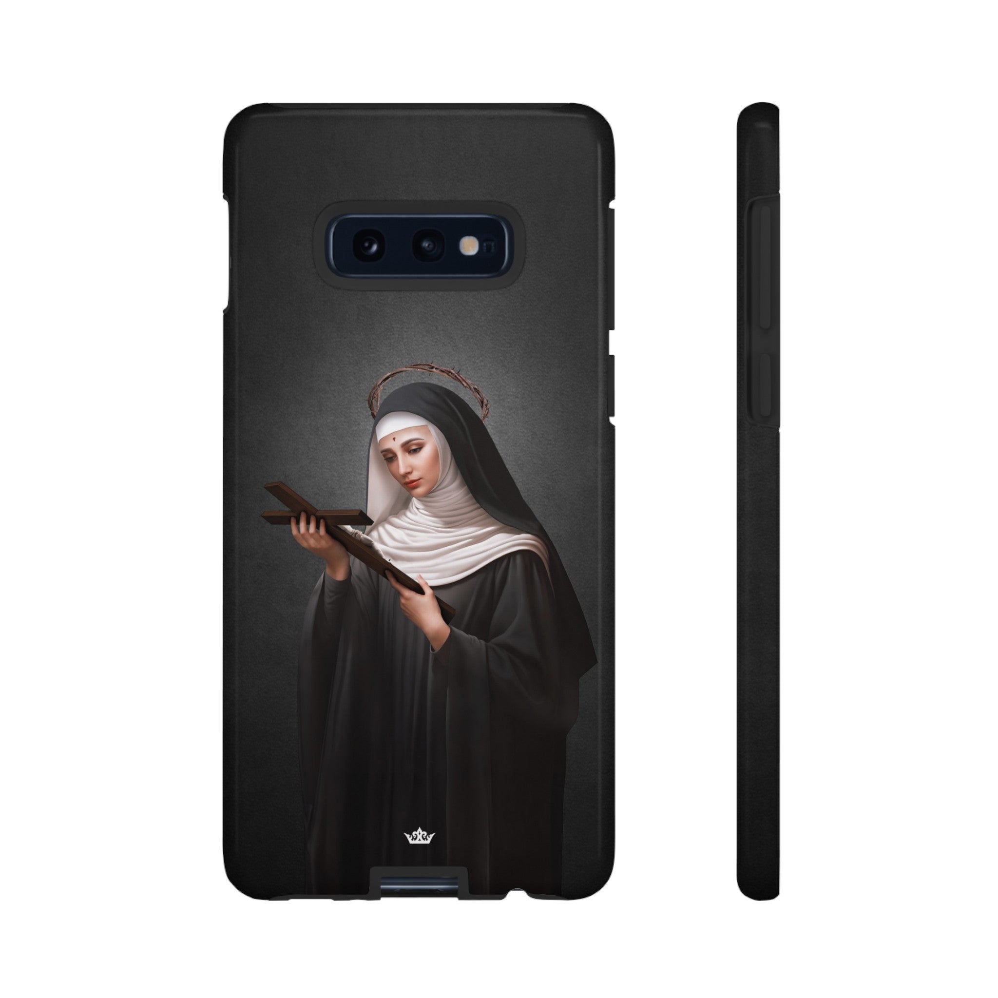 St. Rita of Cascia Hard Phone Case (Dark)