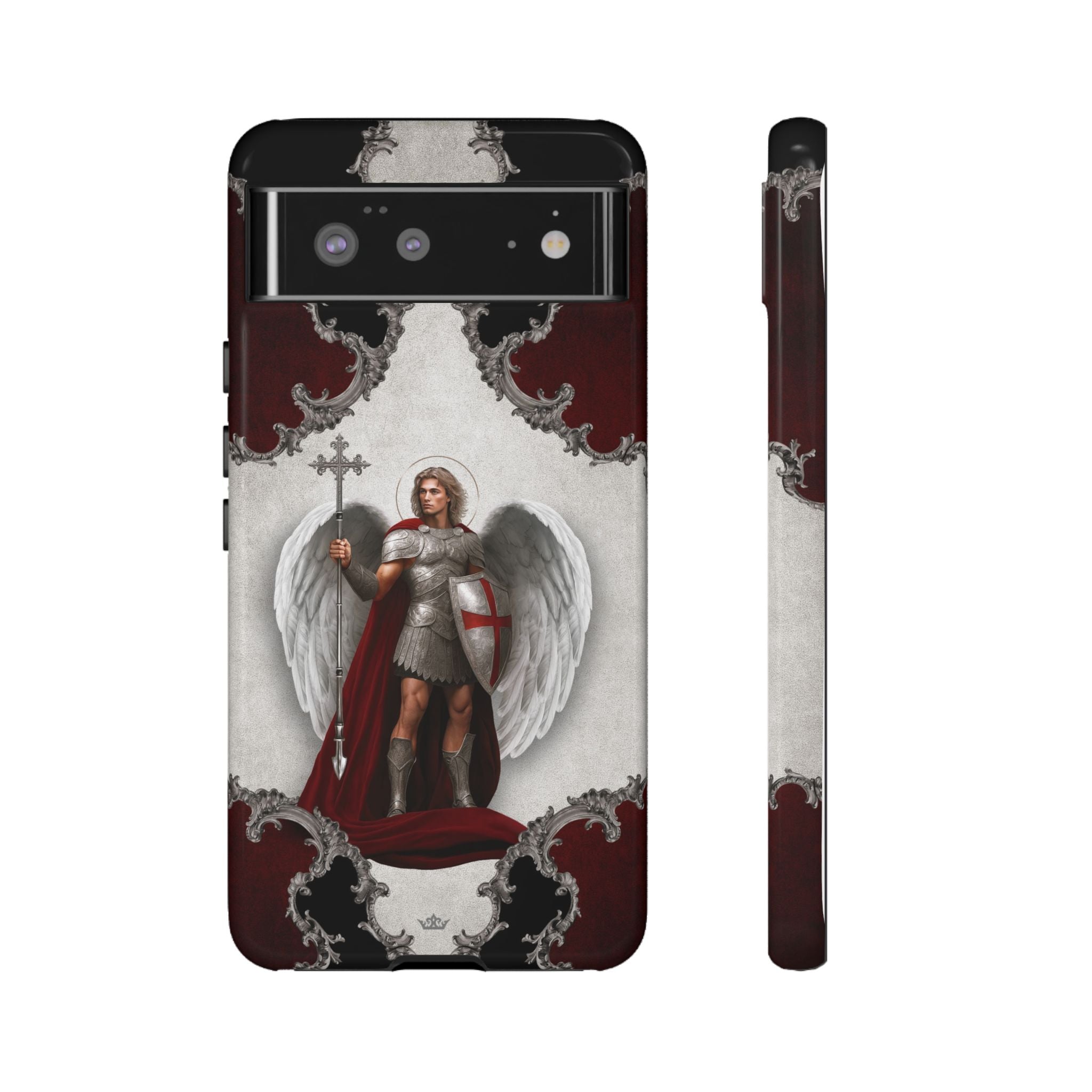 St. Michael the Archangel Victorious Hard Phone Case (Baroque)