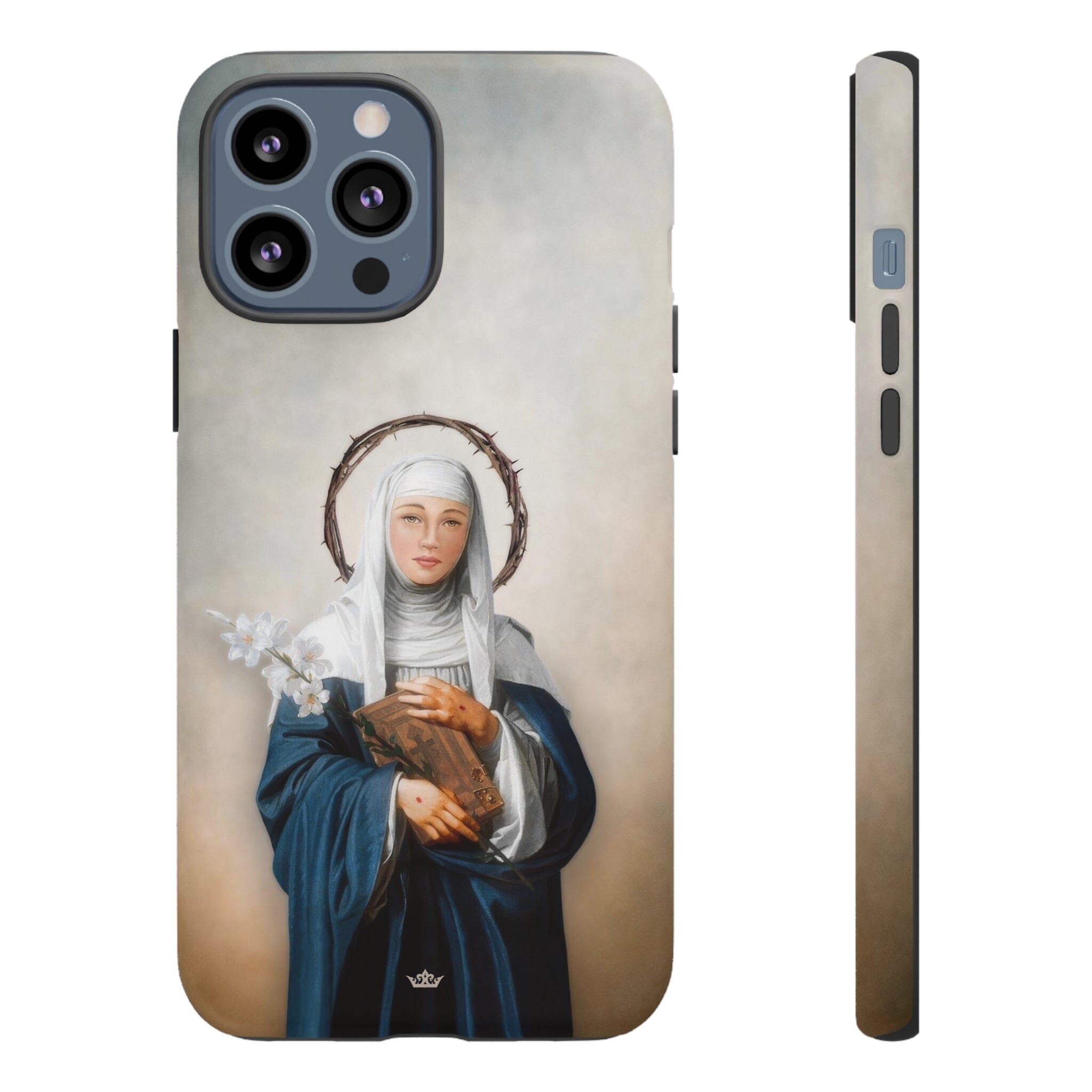 St. Catherine of Siena Hard Phone Case (Light)