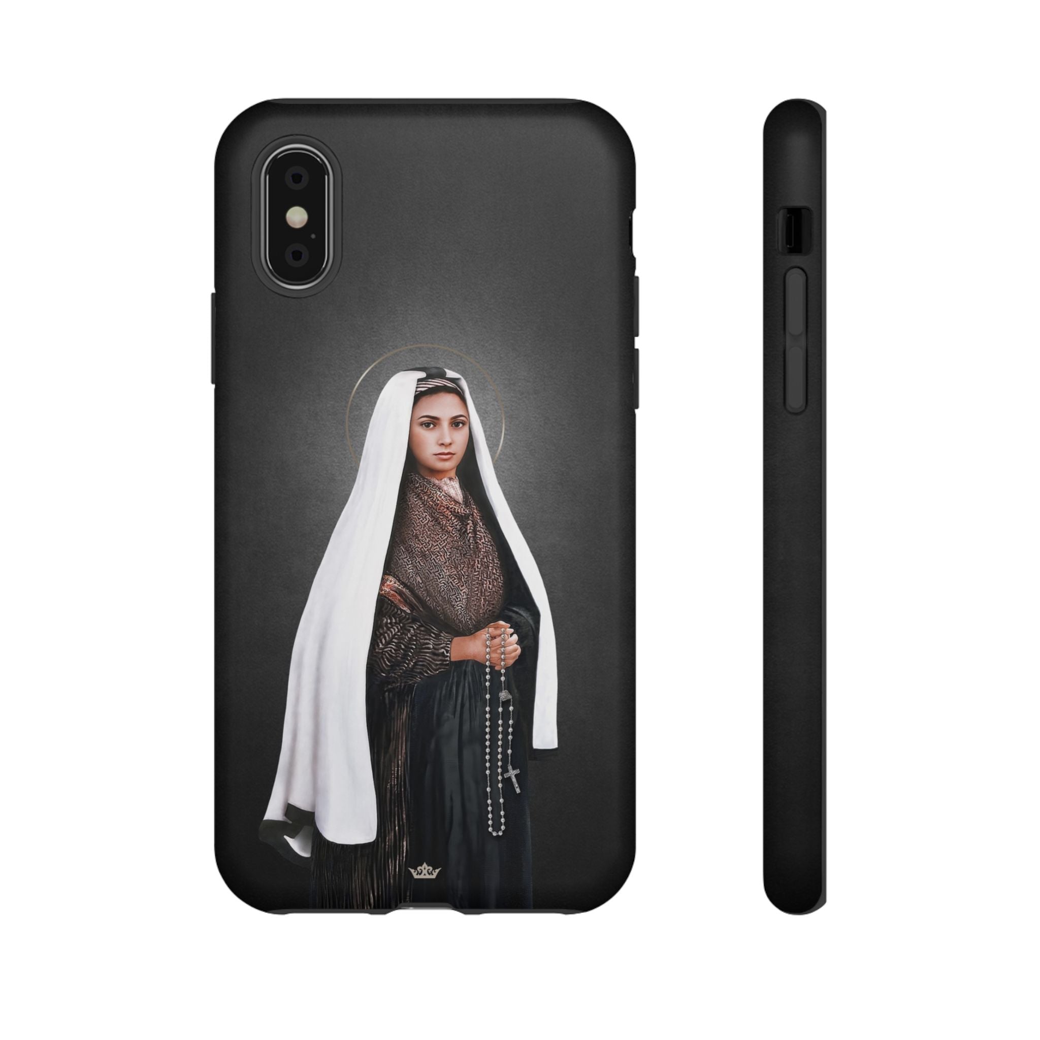 St. Bernadette Hard Phone Case (Dark)