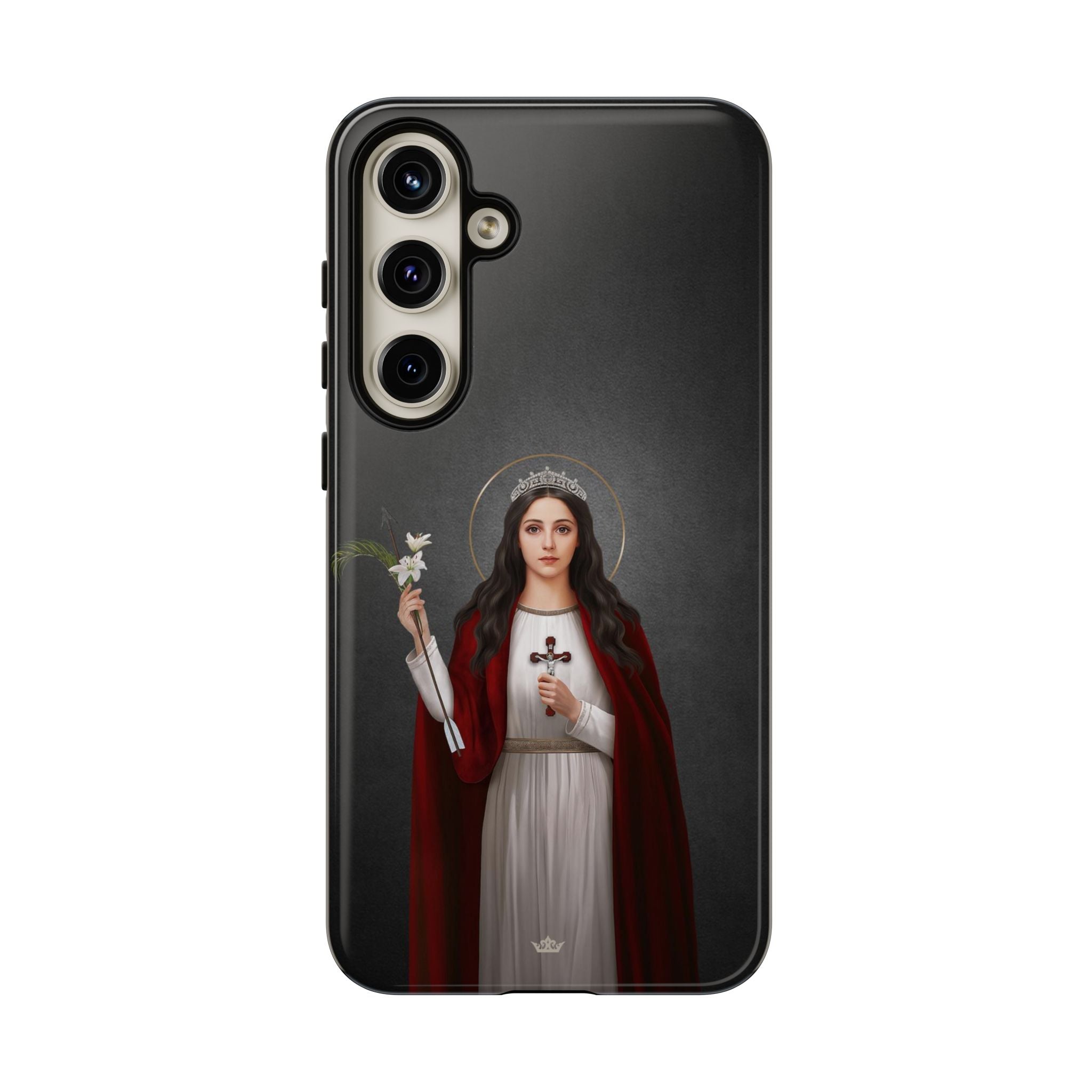 St. Philomena Hard Phone Case (Dark)