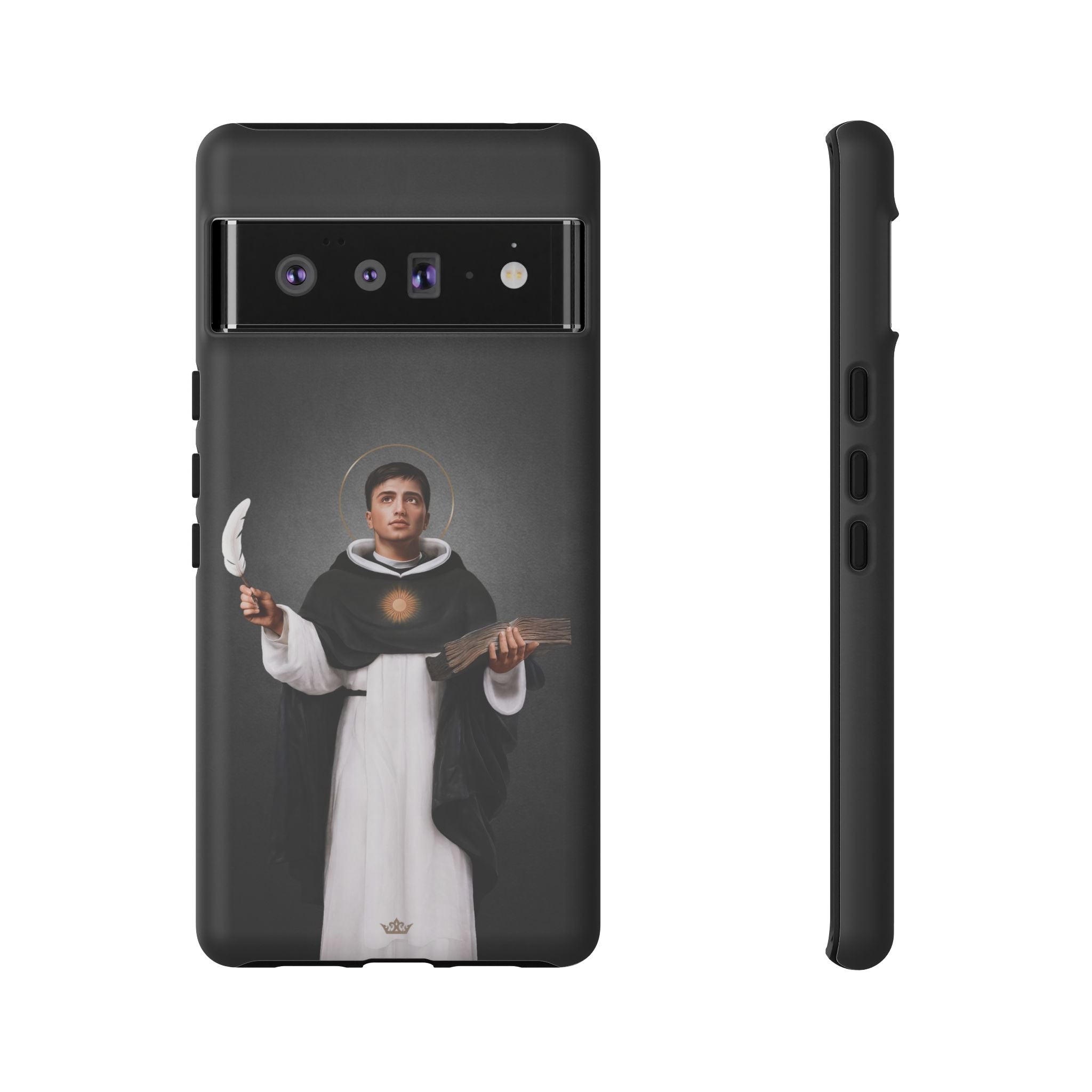 St. Thomas Aquinas Hard Phone Case (Dark)