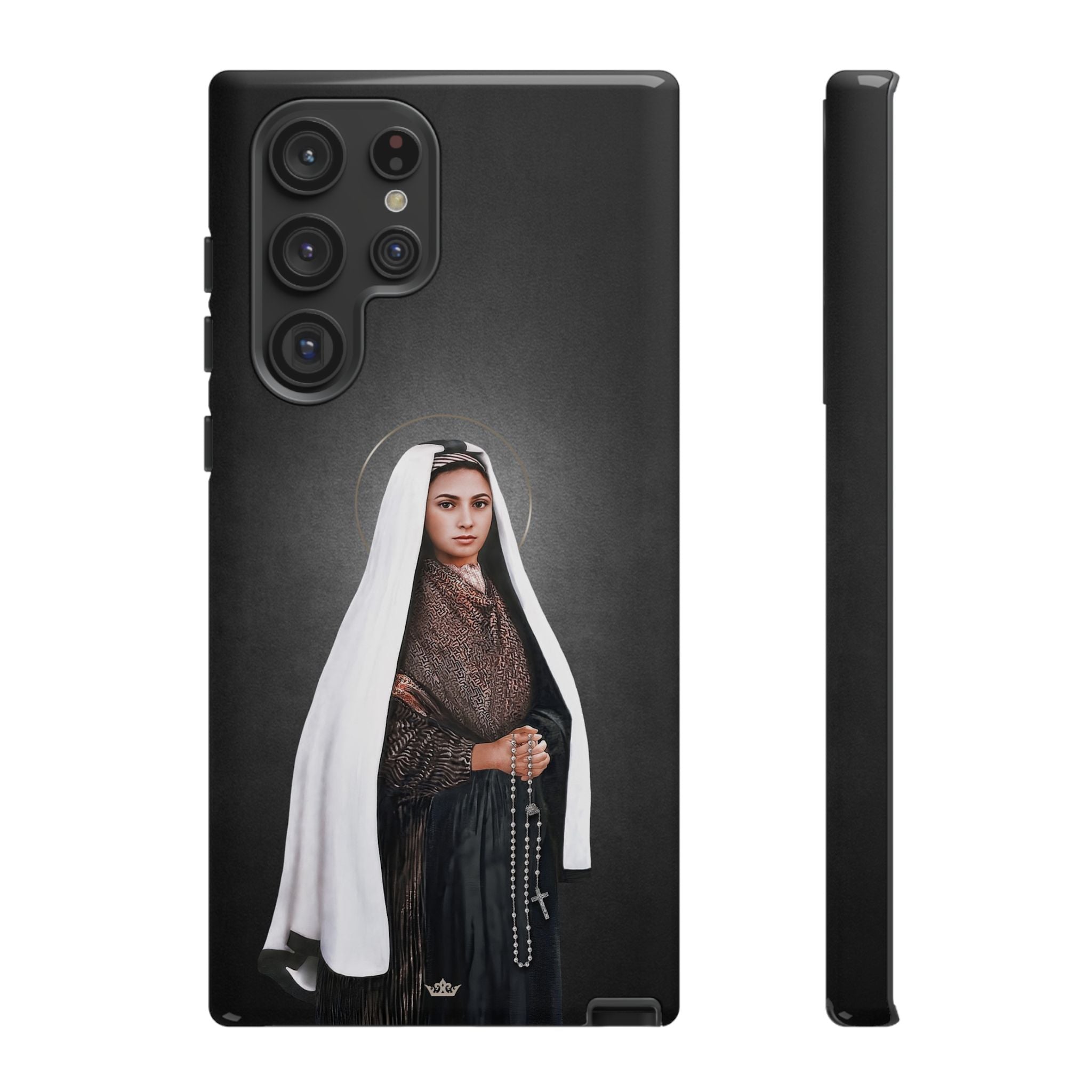 St. Bernadette Hard Phone Case (Dark)