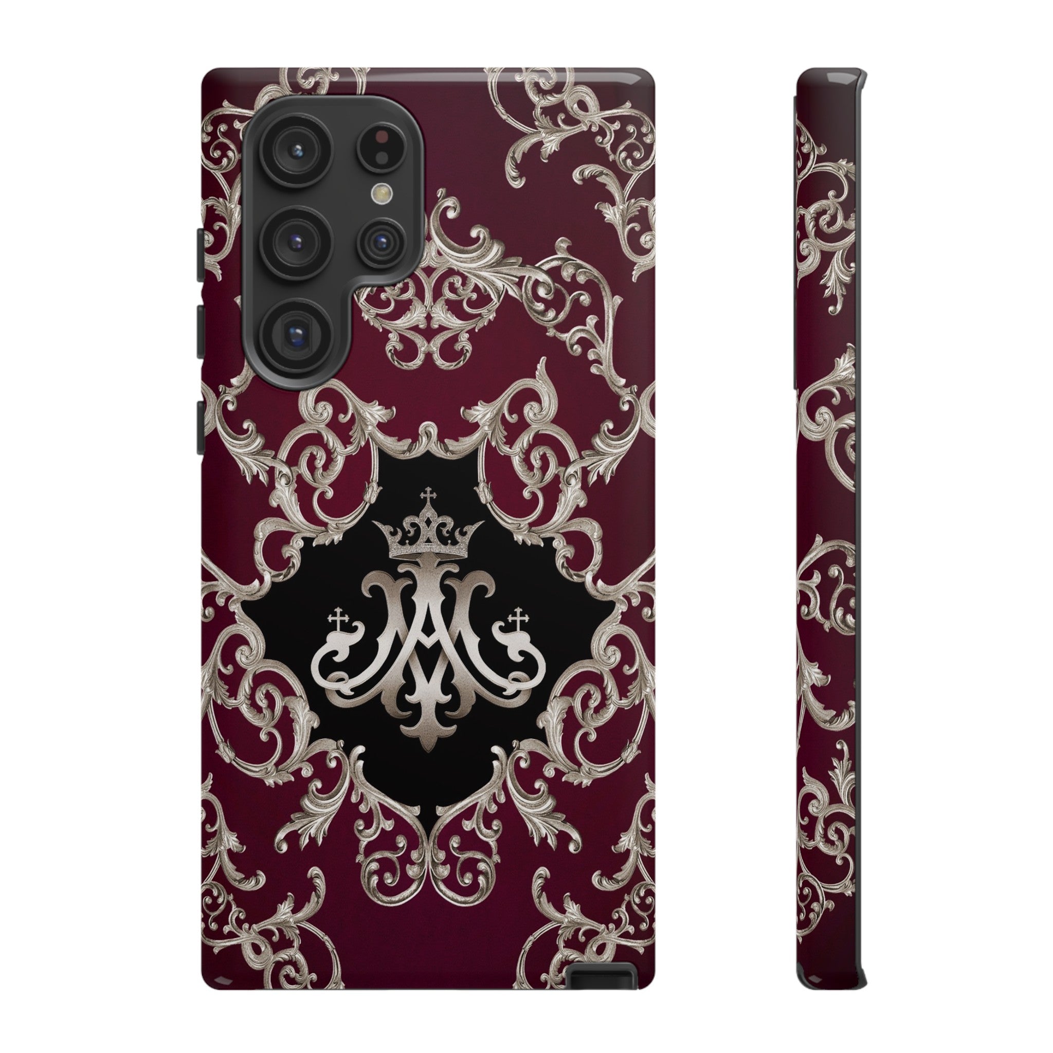 Ave Maria Hard Phone Case (Baroque Mahogany)