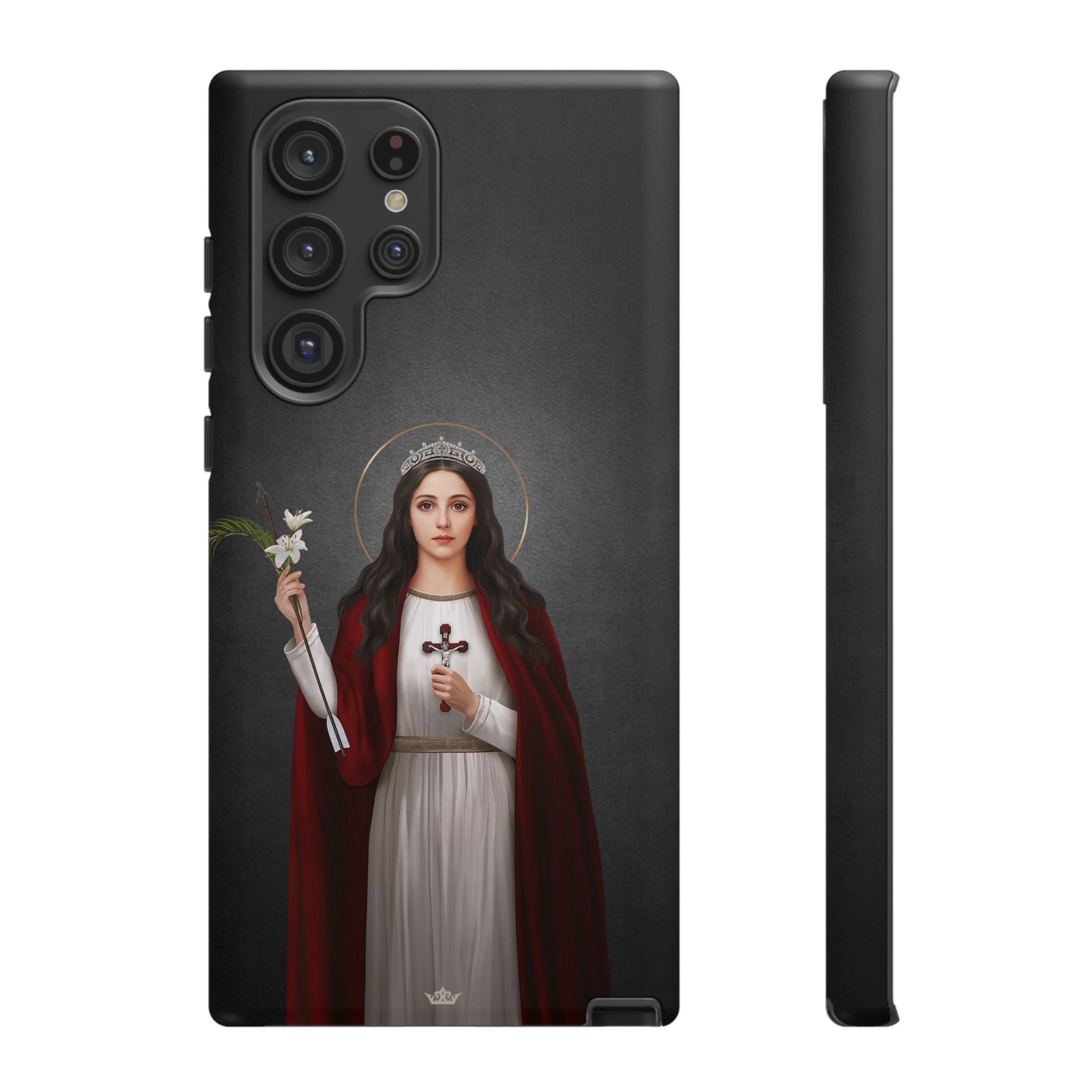 St. Philomena Hard Phone Case (Dark)