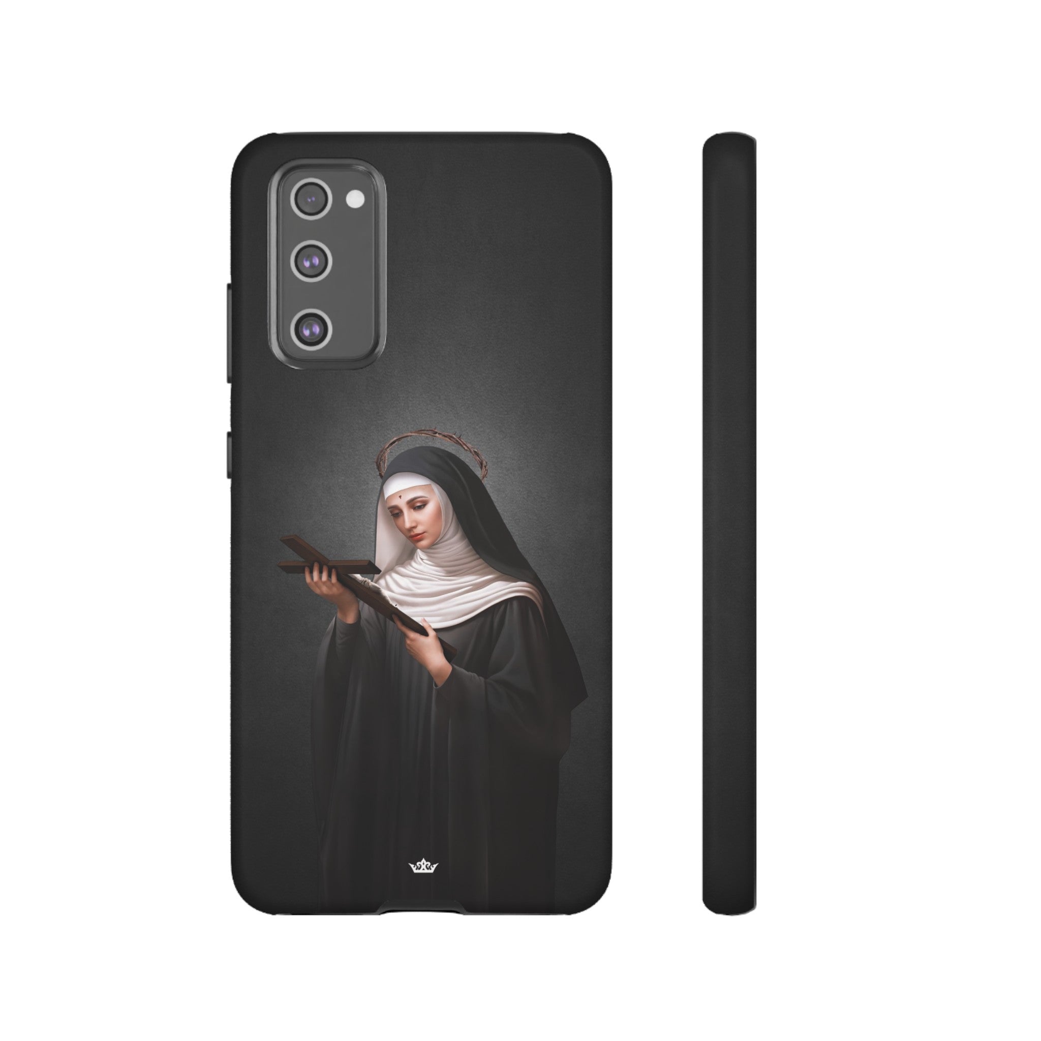 St. Rita of Cascia Hard Phone Case (Dark)