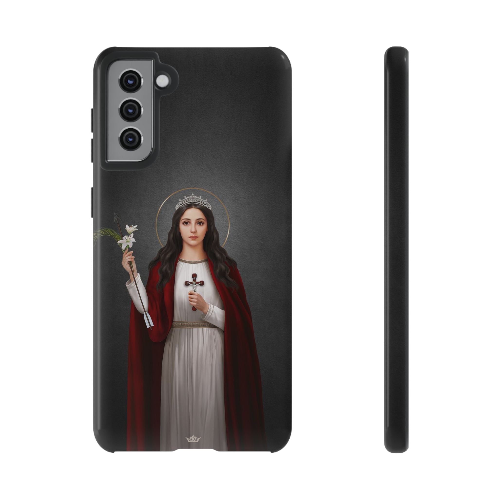 St. Philomena Hard Phone Case (Dark)