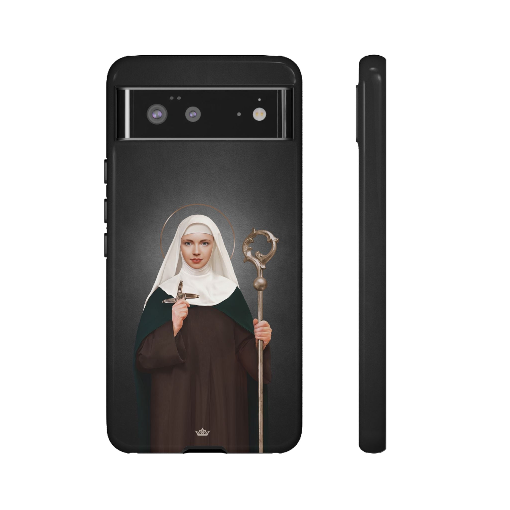 St. Brigid of Ireland Hard Phone Case (Dark)