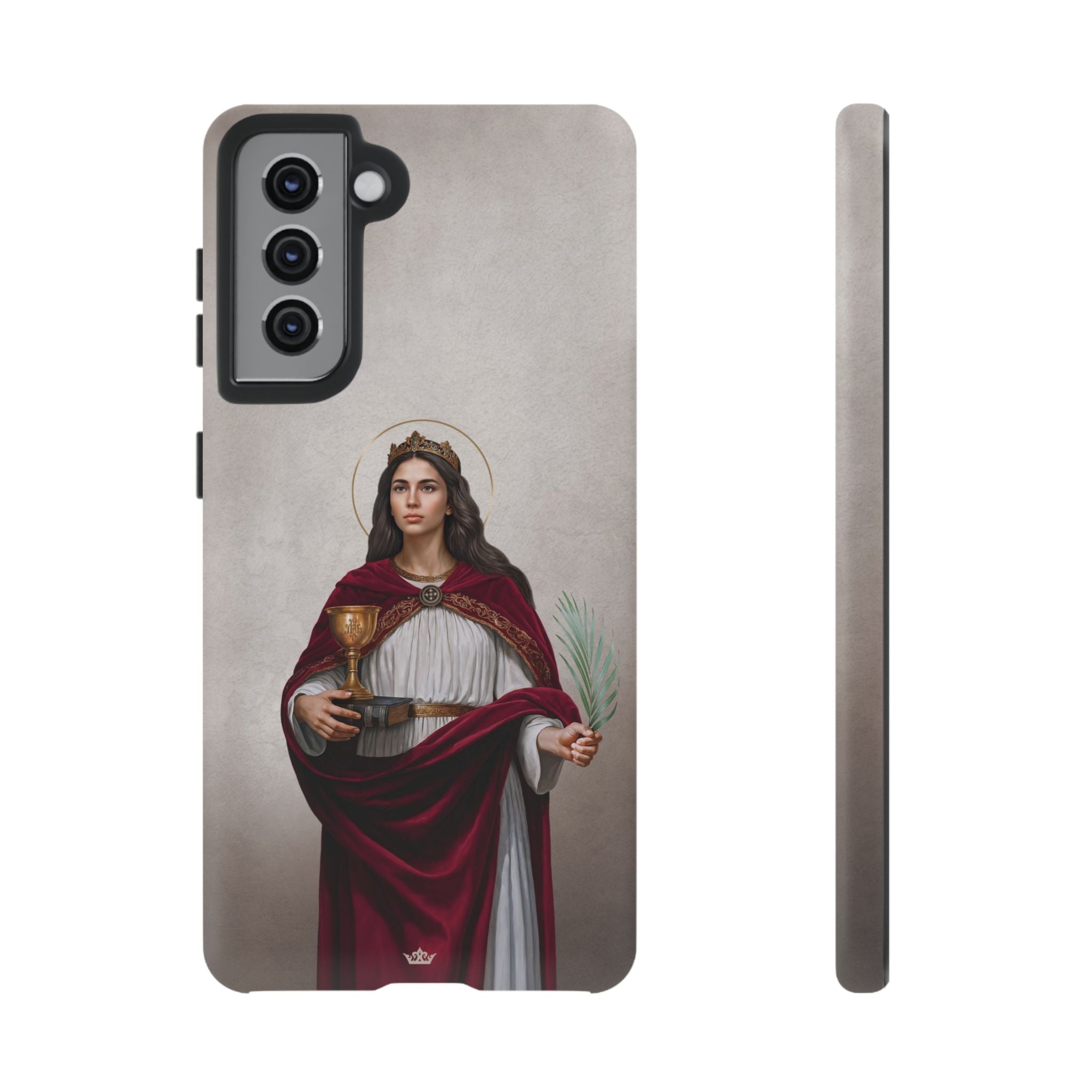 St. Barbara Hard Phone Case (Light)