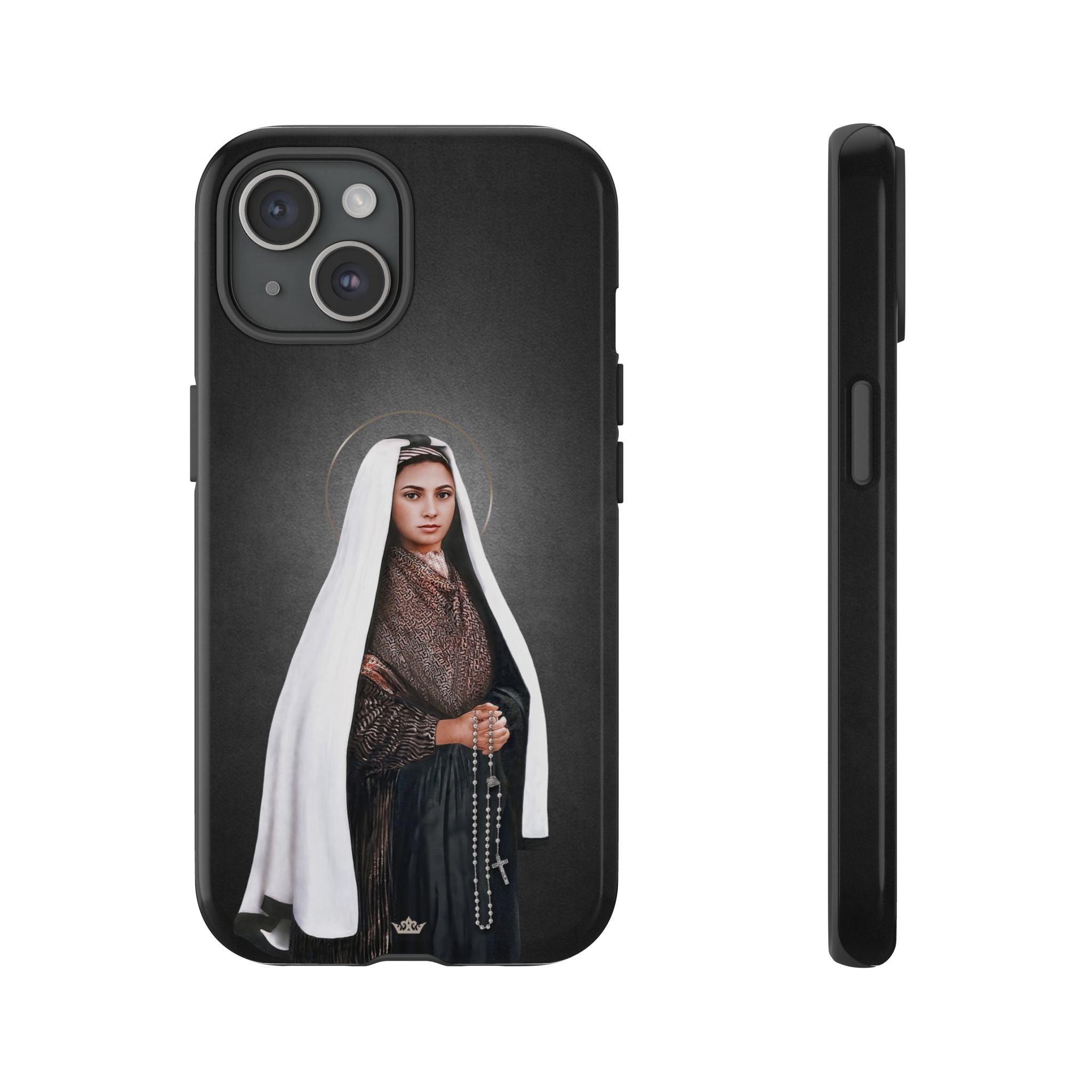 St. Bernadette Hard Phone Case (Dark)