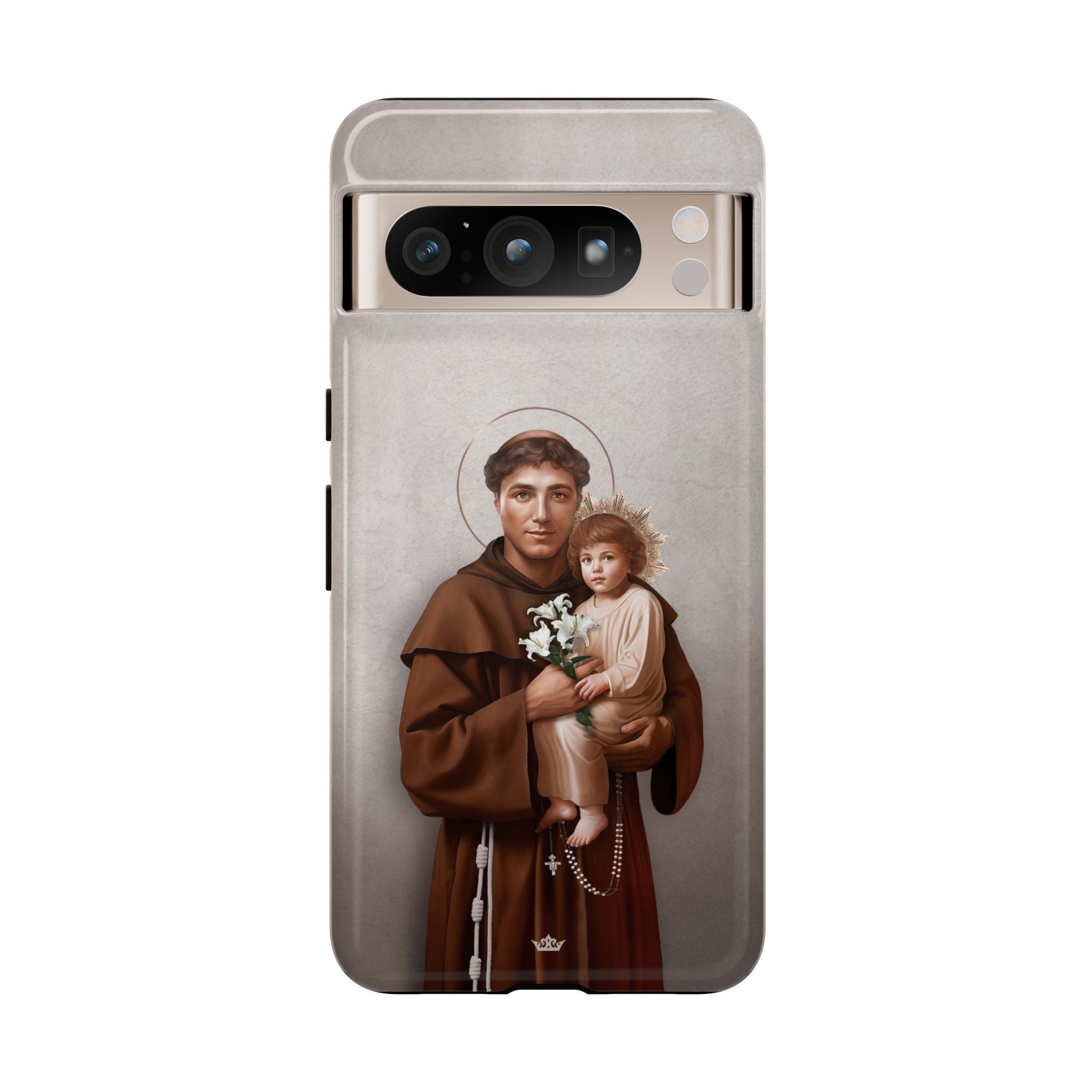 St. Anthony of Padua Hard Phone Case (Light)