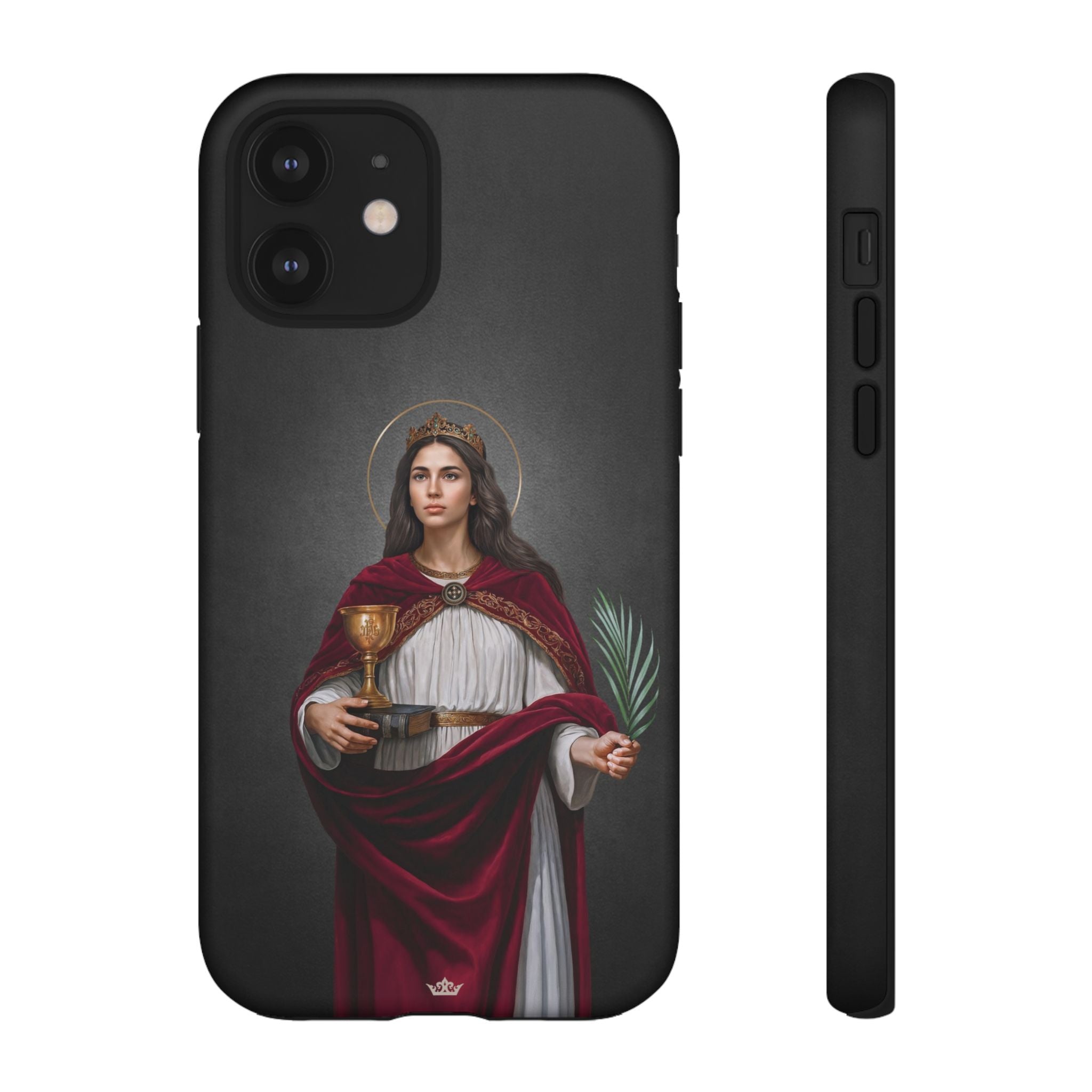 St. Barbara Hard Phone Case (Dark)