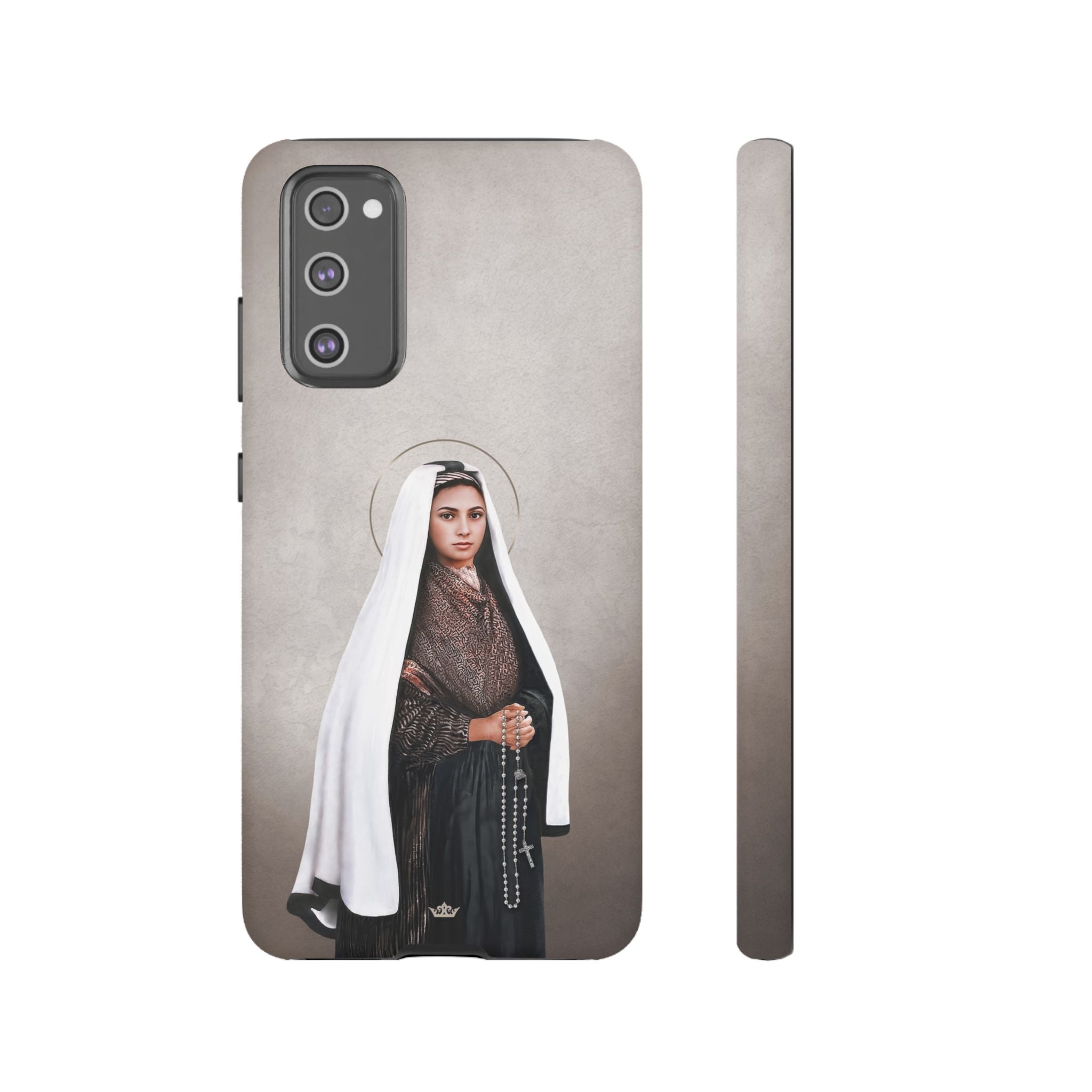 St. Bernadette Hard Phone Case (Light)