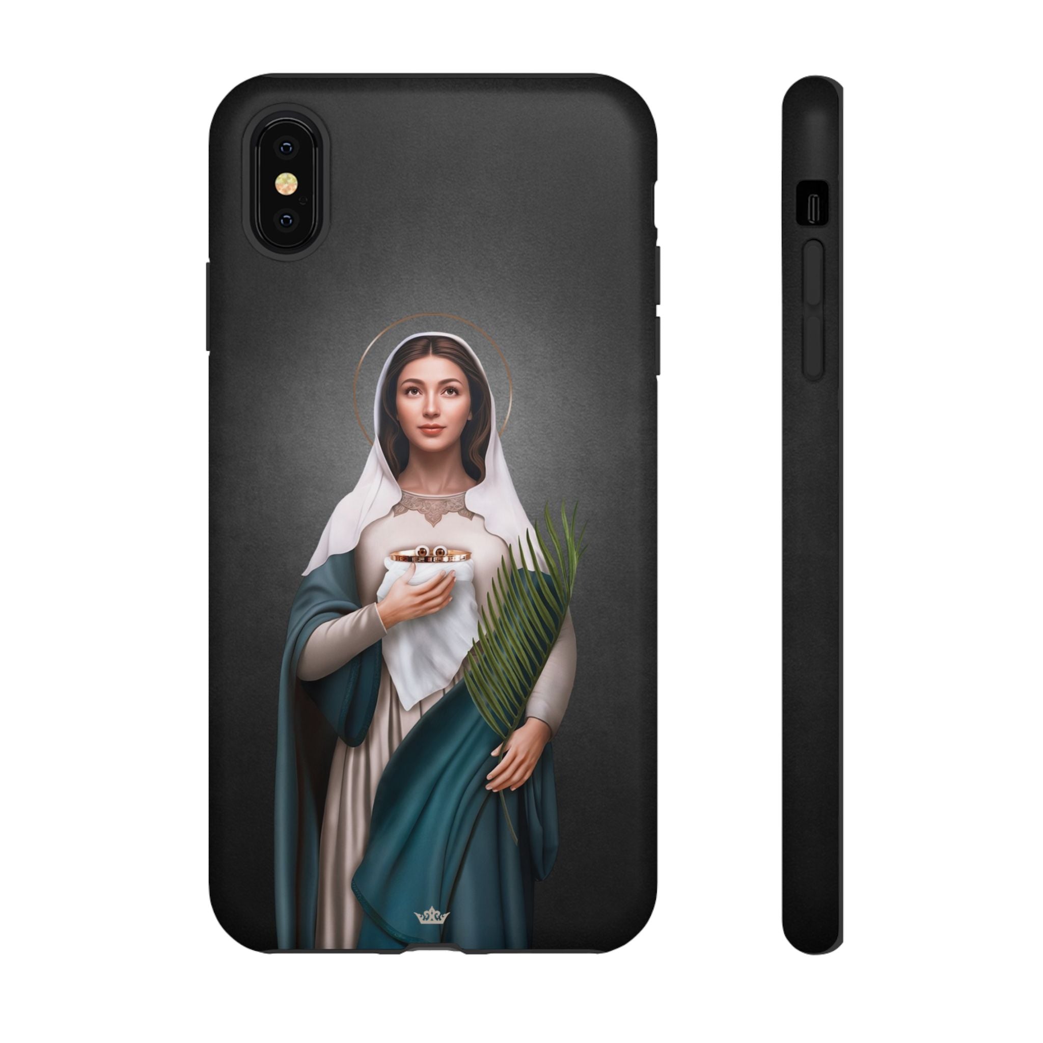 St. Lucy Hard Phone Case (Dark)