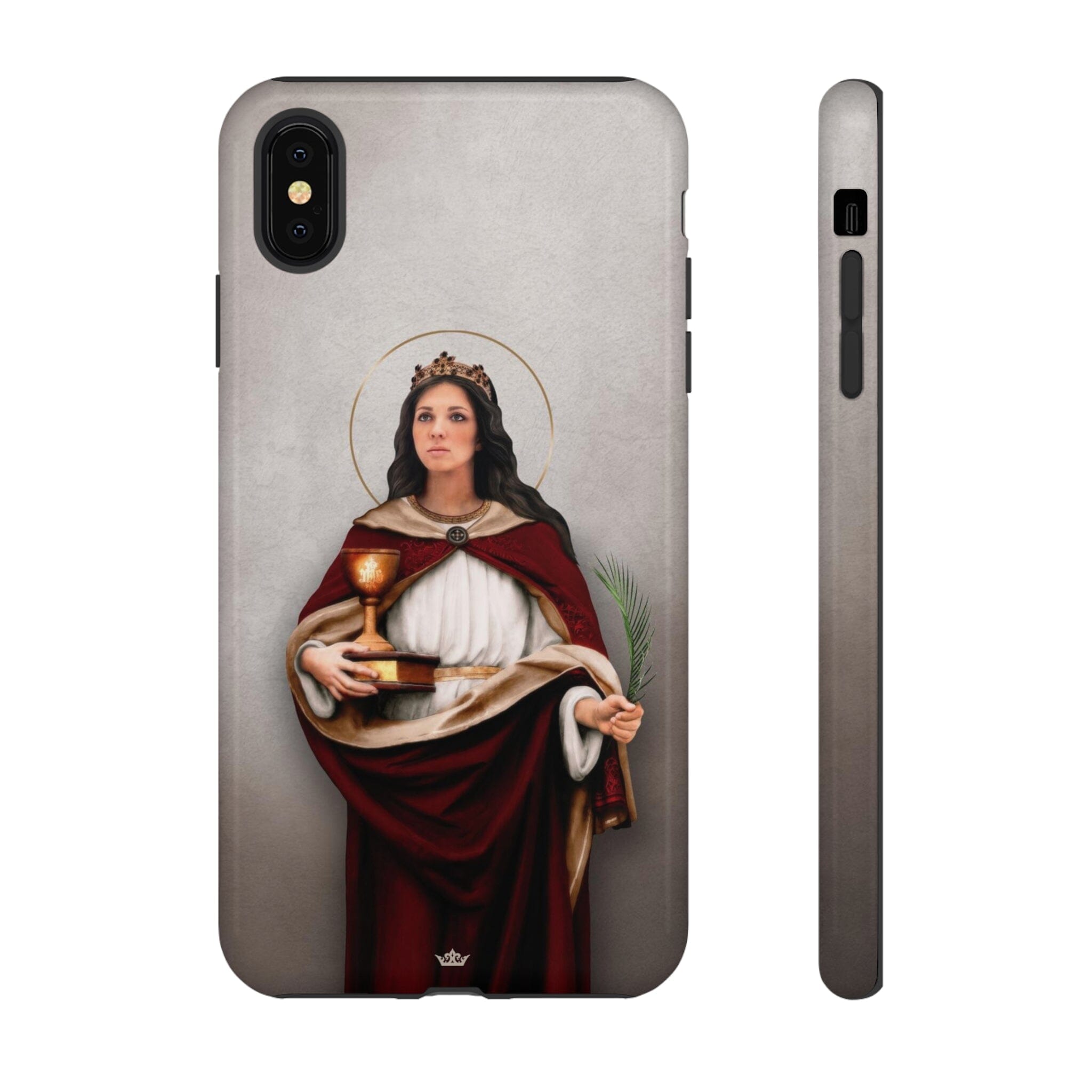 St. Barbara Hard Phone Case (Light)