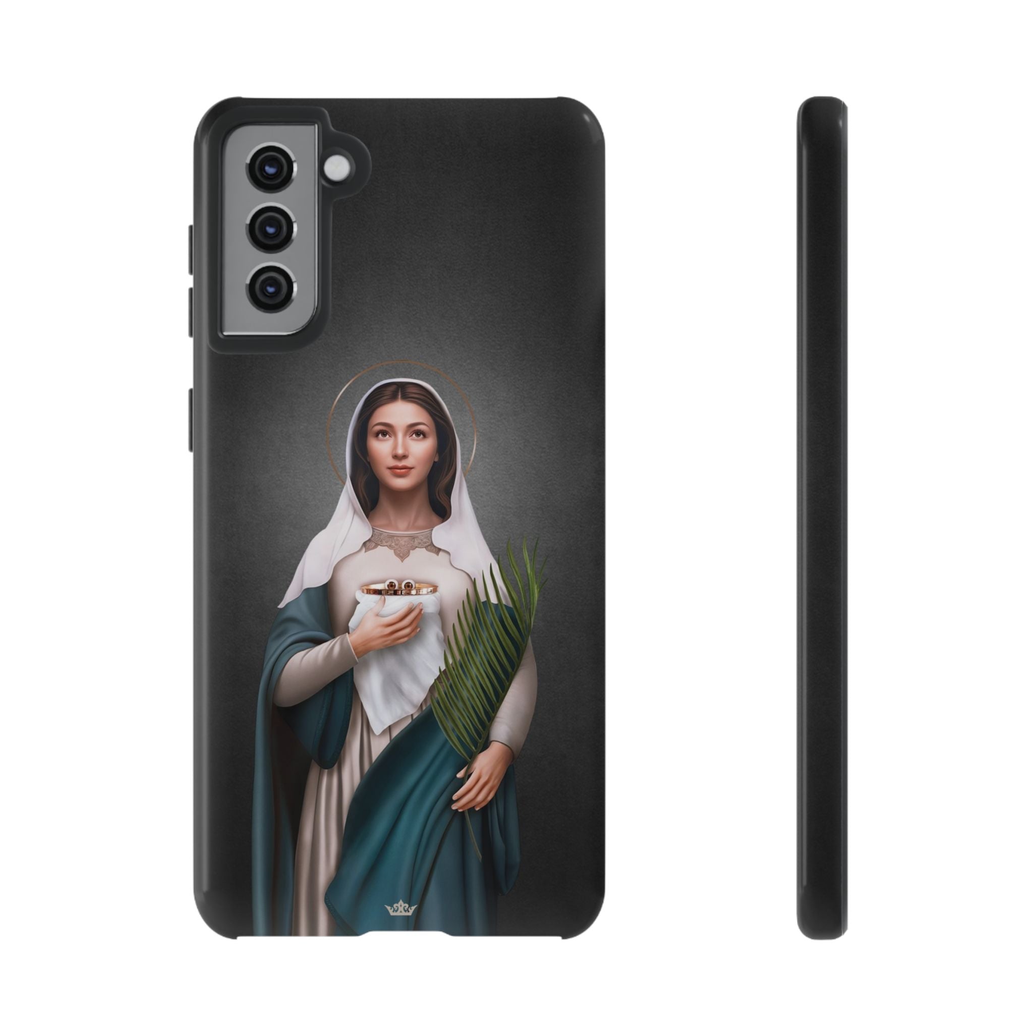 St. Lucy Hard Phone Case (Dark)