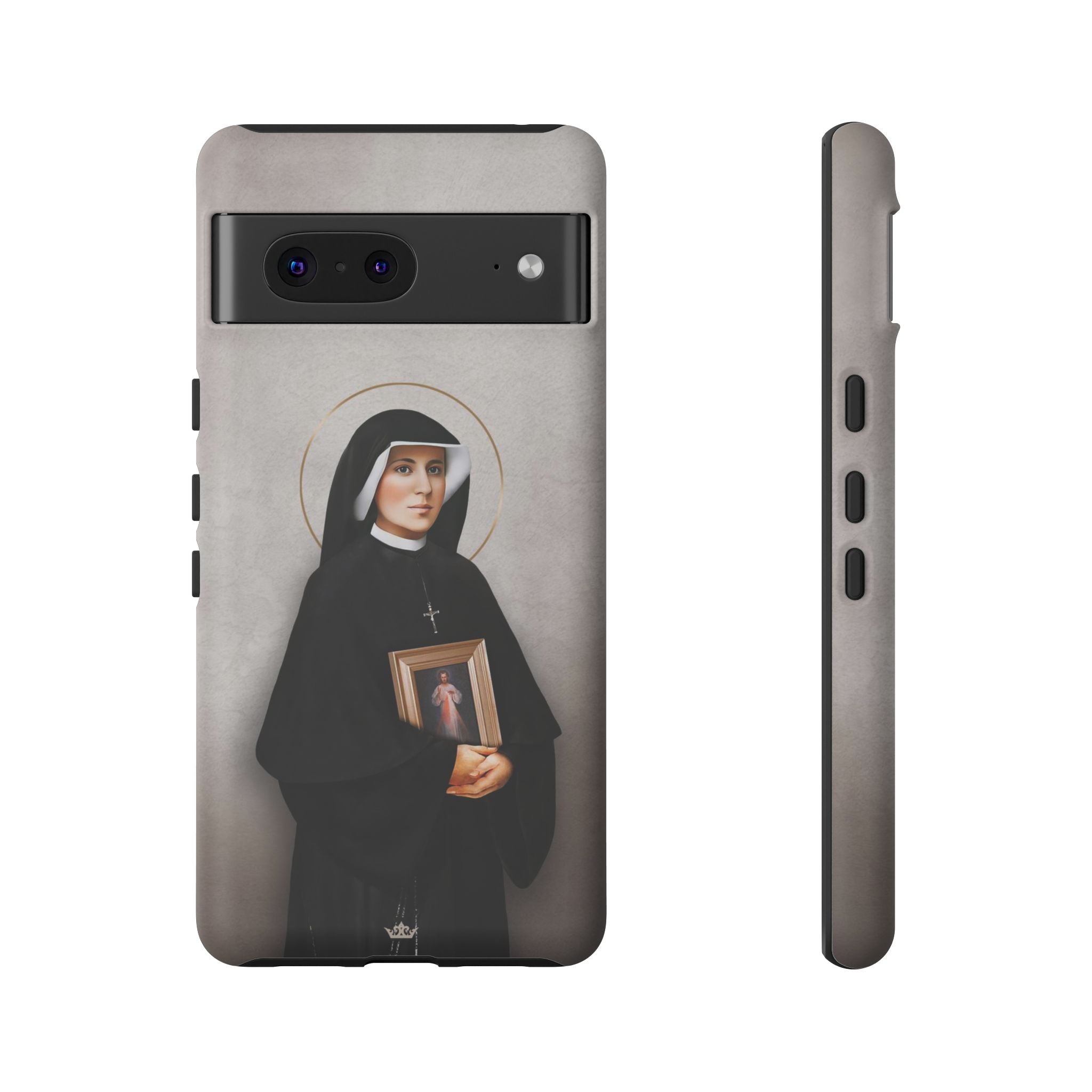 St. Faustina Hard Phone Case (Light)